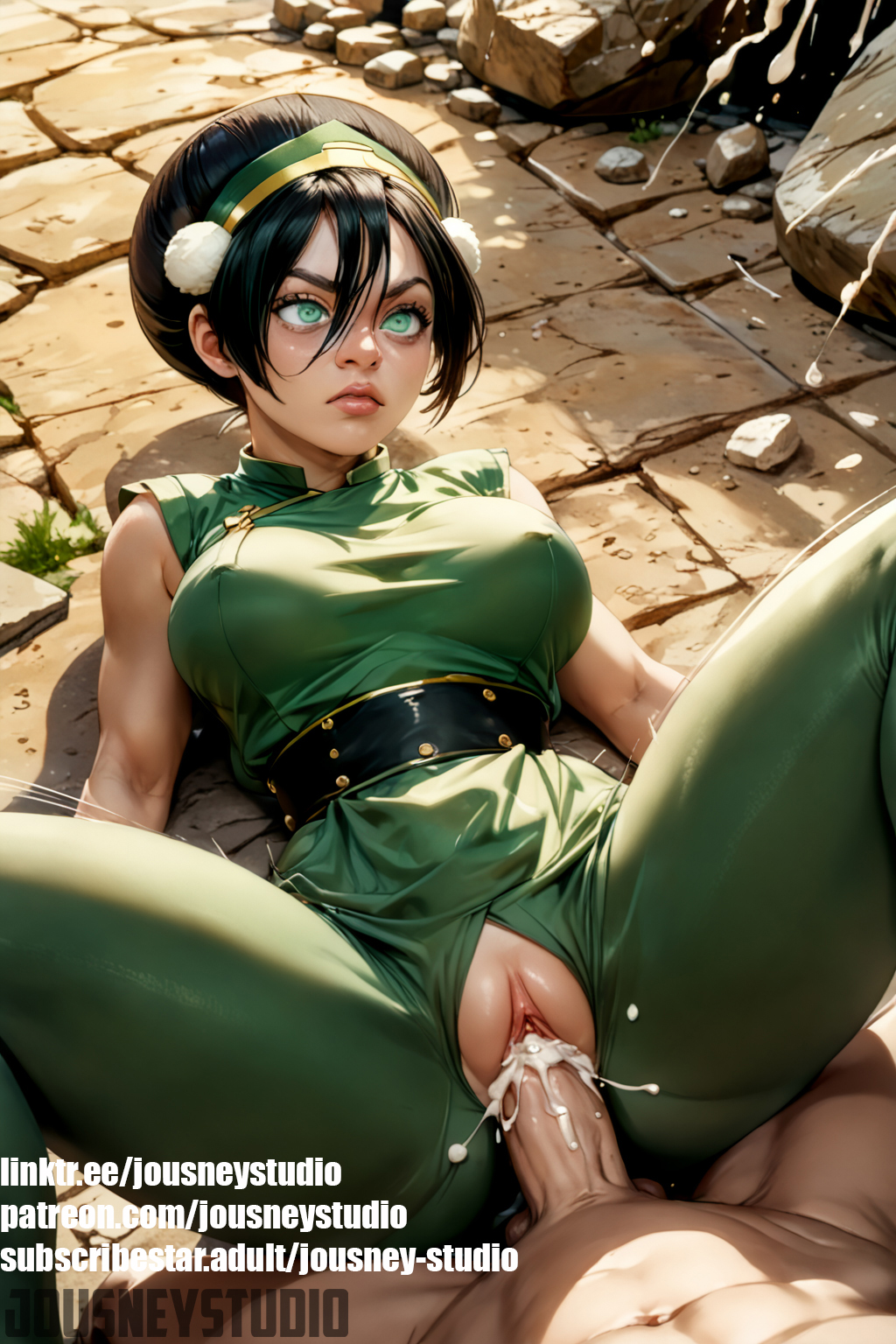 AI-generated Avatar_the_Last_Airbender JousneyStudio Toph_Bei_Fong