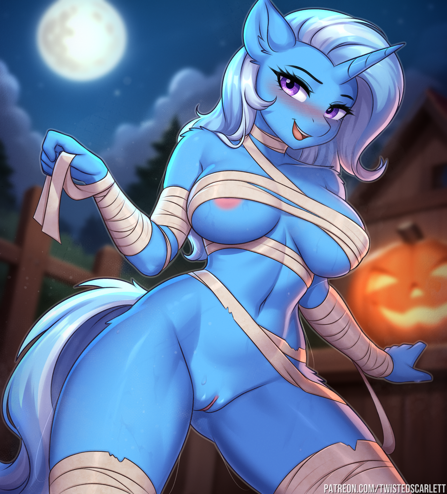 Friendship_is_Magic Halloween My_Little_Pony Trixie_Lulamoon TwistedScarlett