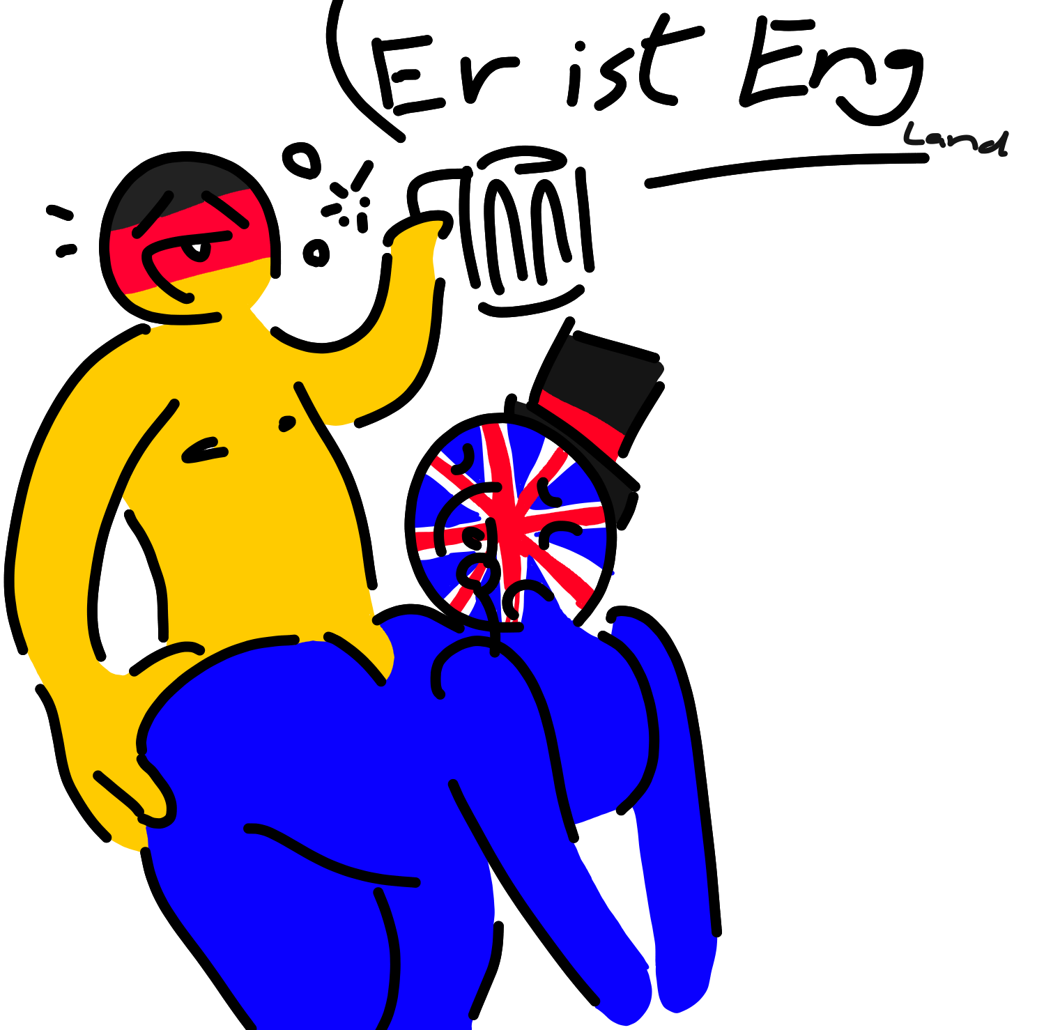 Countryhumans Germany United_Kingdom