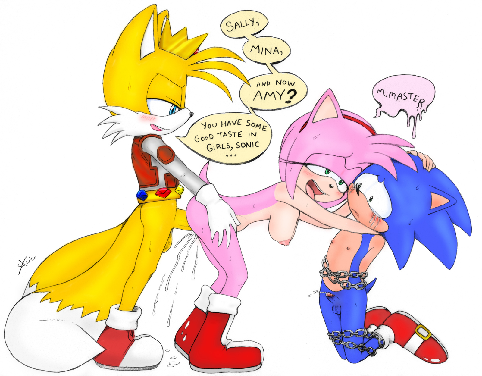 Post 1400482: Amy_Rose excito Sonic_the_Hedgehog  Sonic_the_Hedgehog_(series) SonicHarinezumi Tails