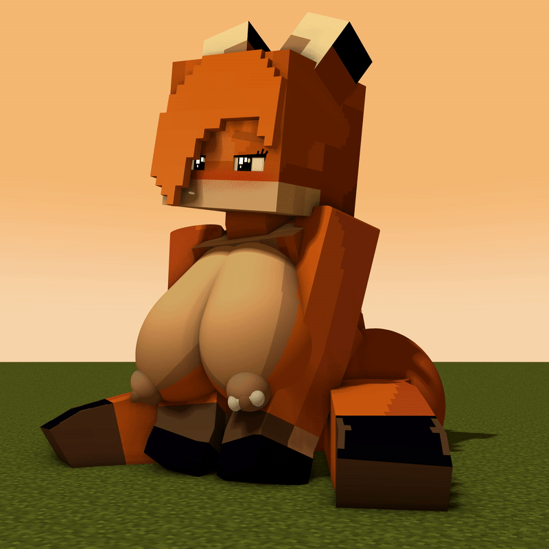 Cuteskyler Fox Mine-imator Minecraft Rule_63 animated