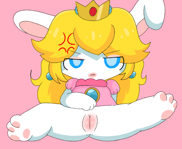 Mario_+_Rabbids_Kingdom_Battle Rabbid Rabbid_Peach Raving_Rabbids Super_Mario_Bros. Usagichan2000 crossover