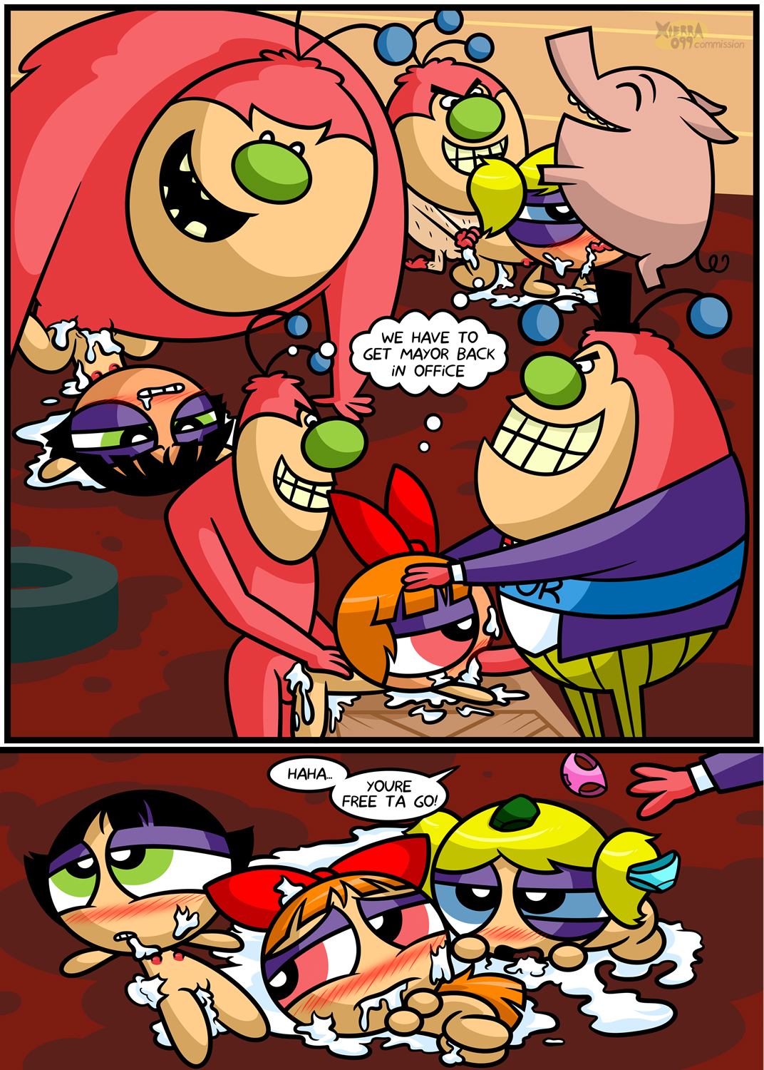 Post 2718511 Blossom Bubbles Buttercup Comic Fuzzylumpkins Powerpuffgirls Whatacartoon