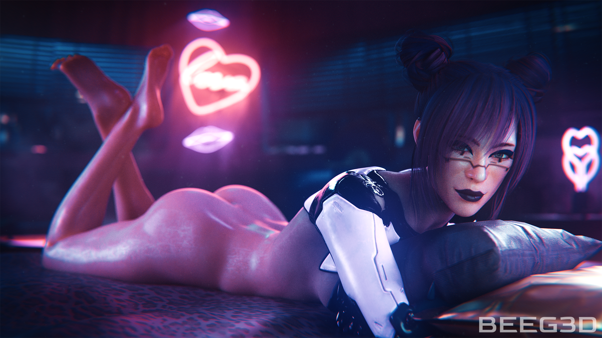 Beeg3D Cyberpunk_2077 Rita_Wheeler blender