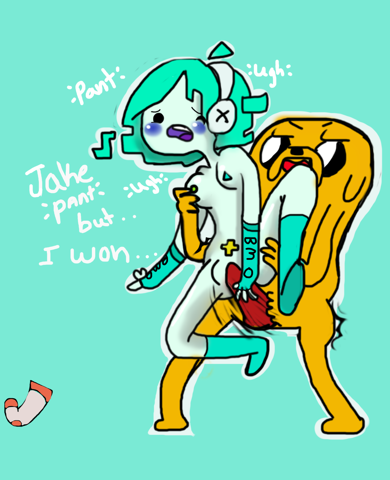 Post 1059637: Adventure_Time BMO Jake_the_Dog Sock_(artist)