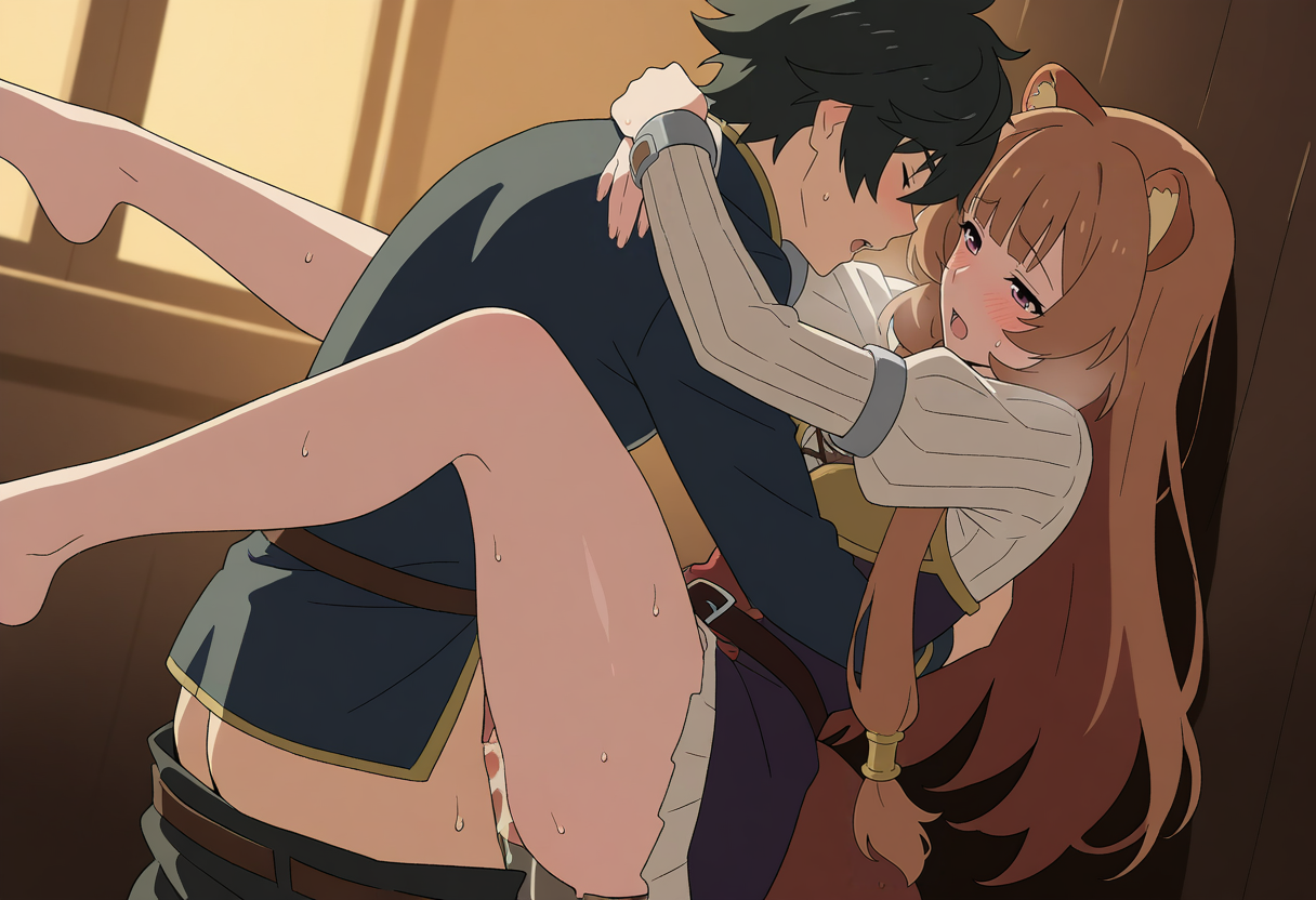 AI-generated Naofumi_Iwatani Raphtalia The_Rising_of_the_Shield_Hero