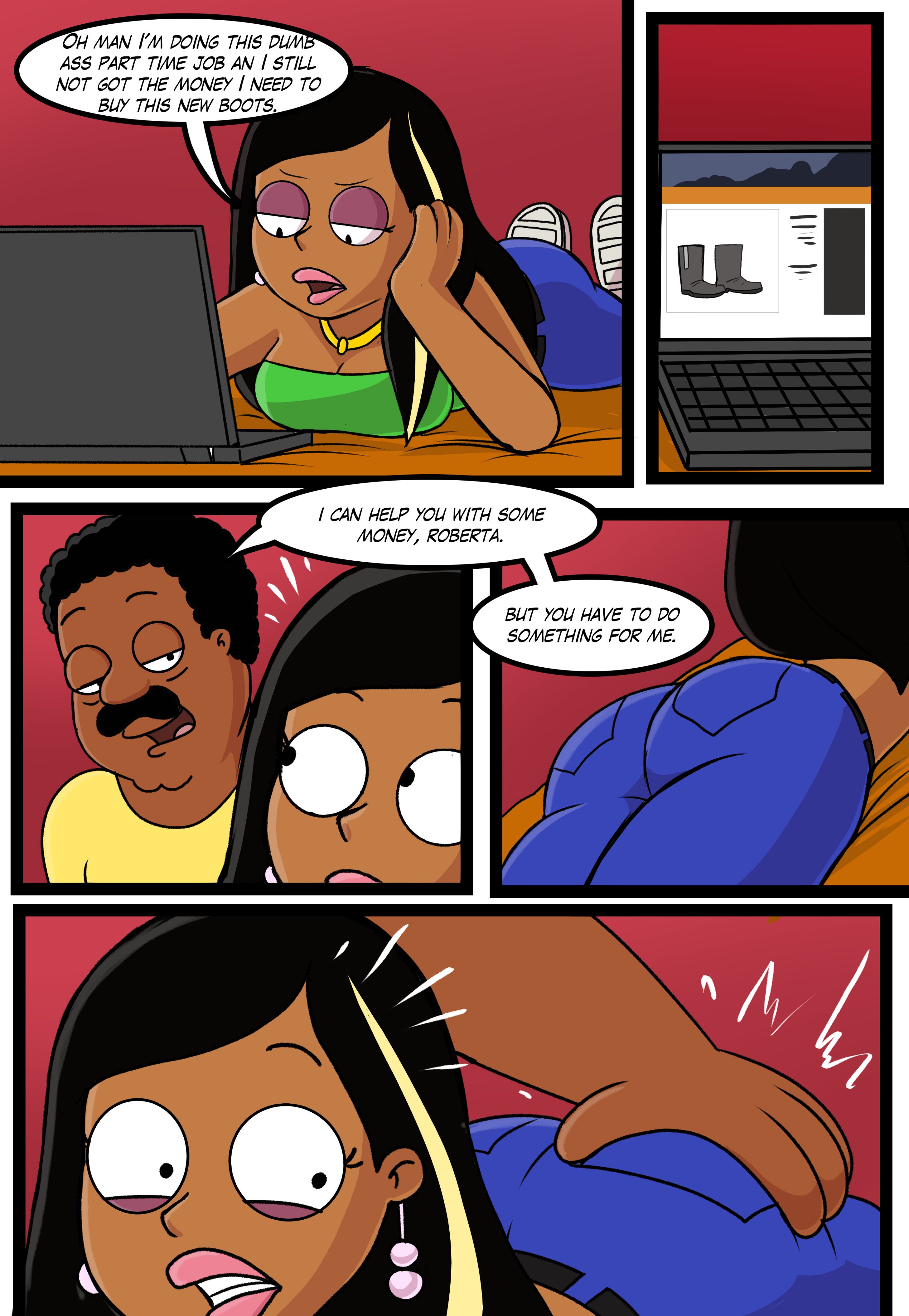 Post 3441726 Christmas Cleveland Brown Comic Drpizzaboi Roberta Tubbs The Cleveland Show