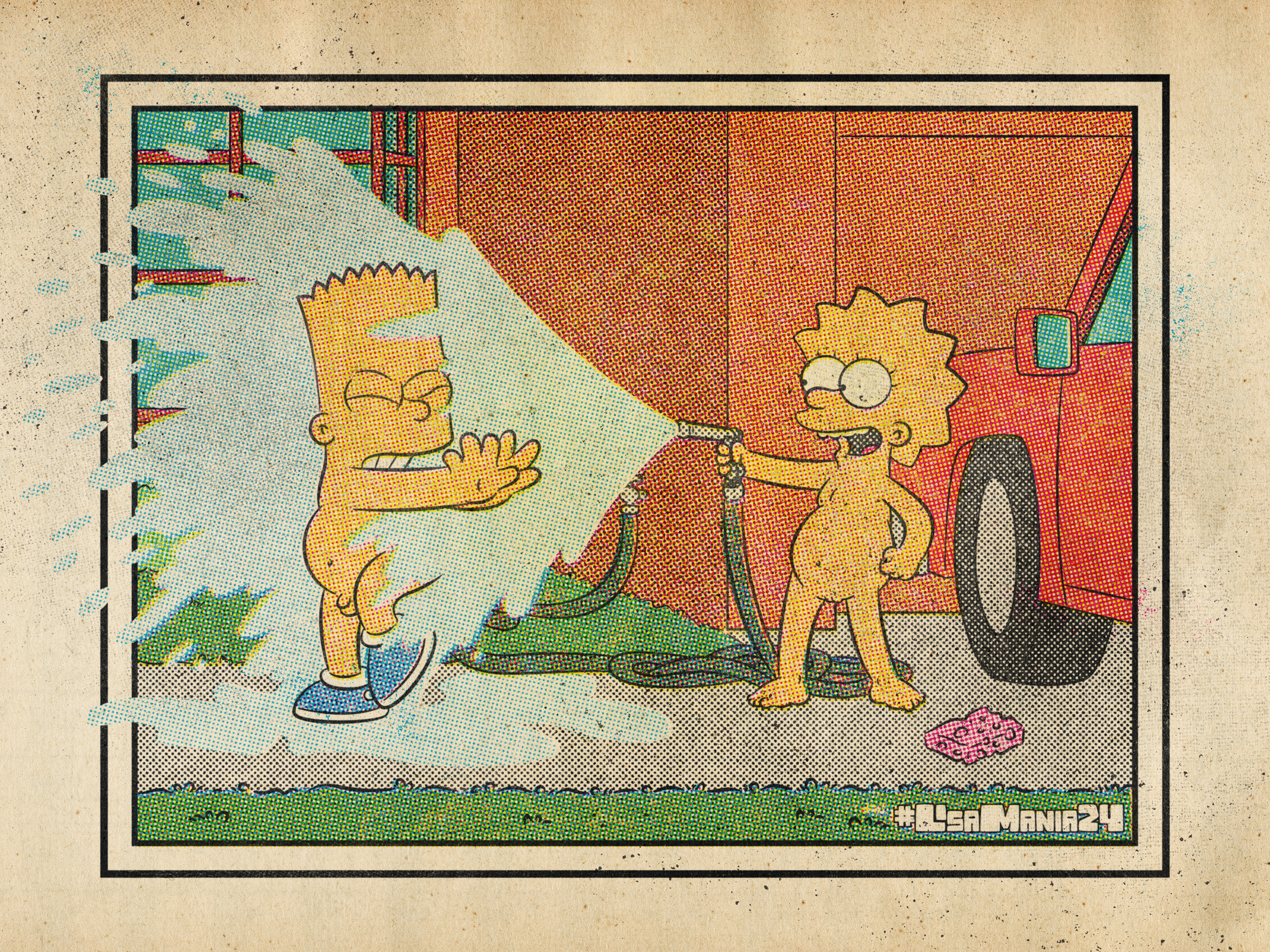 Bart_Simpson DiDi_(artist) Lisa_Simpson The_Simpsons