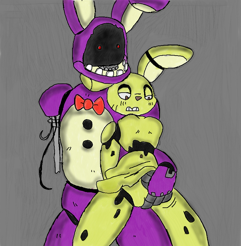 Bonnie Five_Nights_at_Freddy's Rule_63 Springtrap