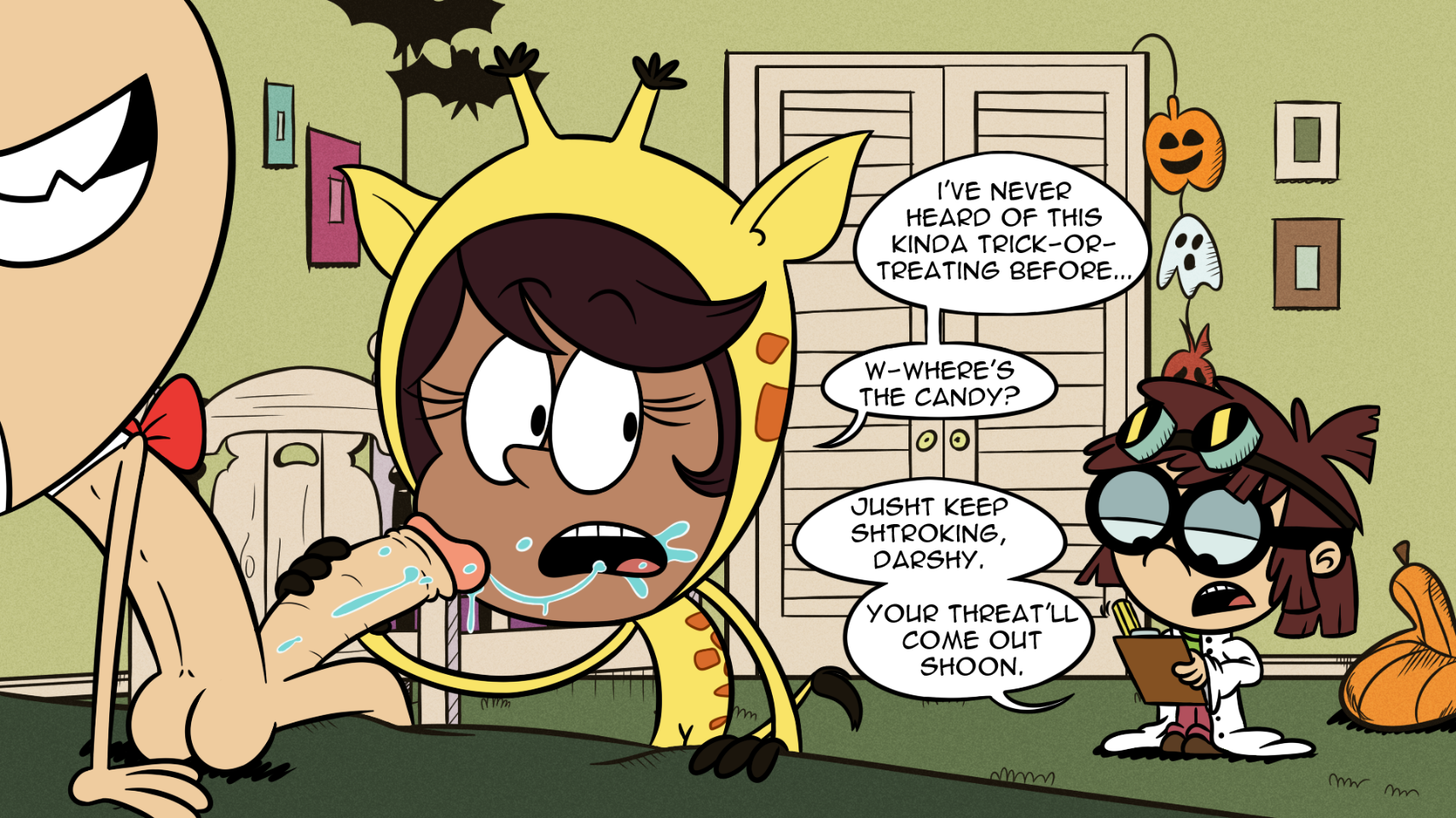 Post 3331245 Adullperson Blargsnarf Comic Darcyhomandollar Halloween Lincolnloud Lisaloud 1207