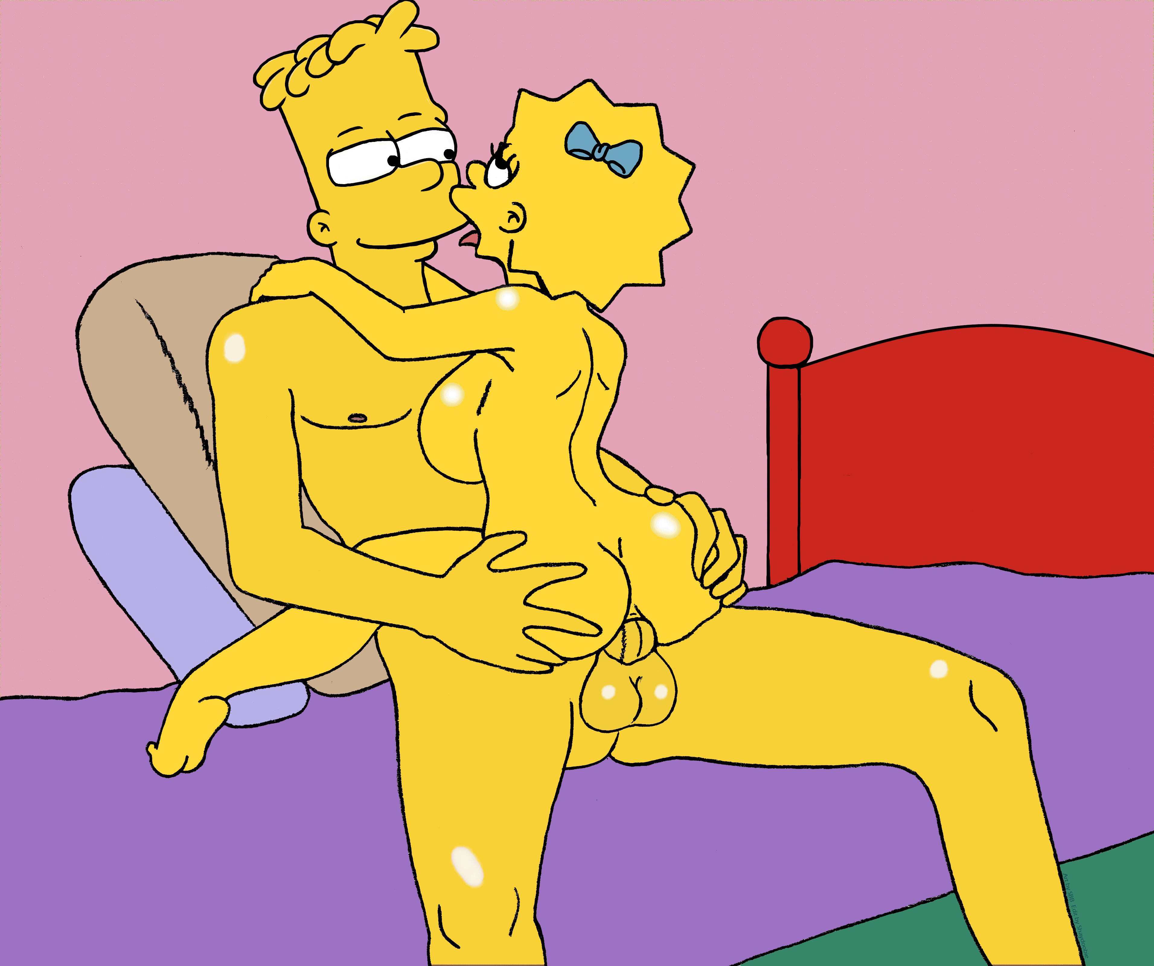 Bart_Simpson Maggie_Simpson The_Simpsons edit