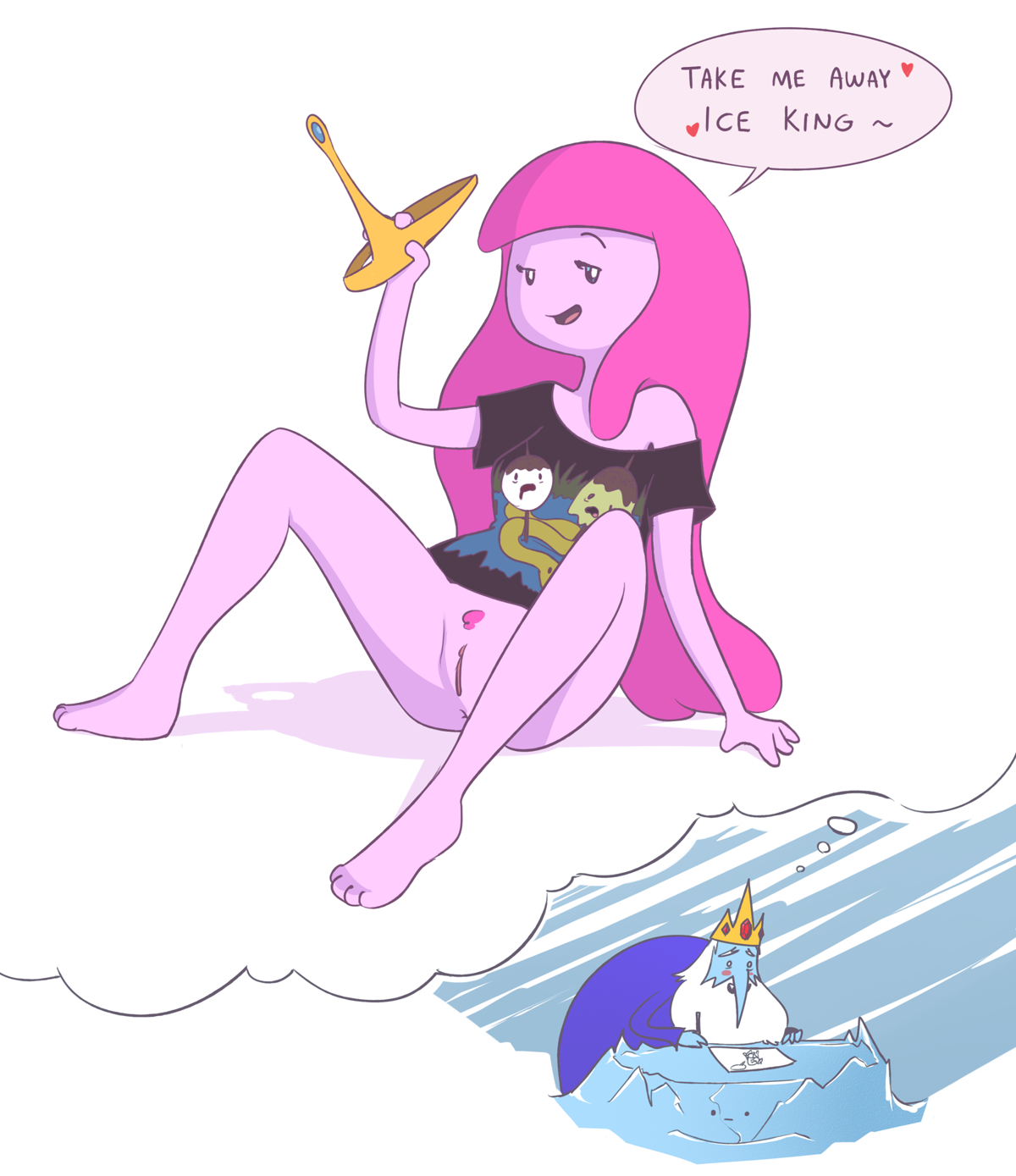 Post 1247361: Adventure_Time fatalfox Ice_King Princess_Bubblegum