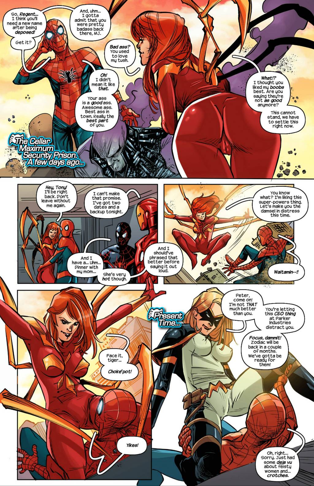 Marvel Mary_Jane_Watson Mockingbird Spider-Man comic tracyscops