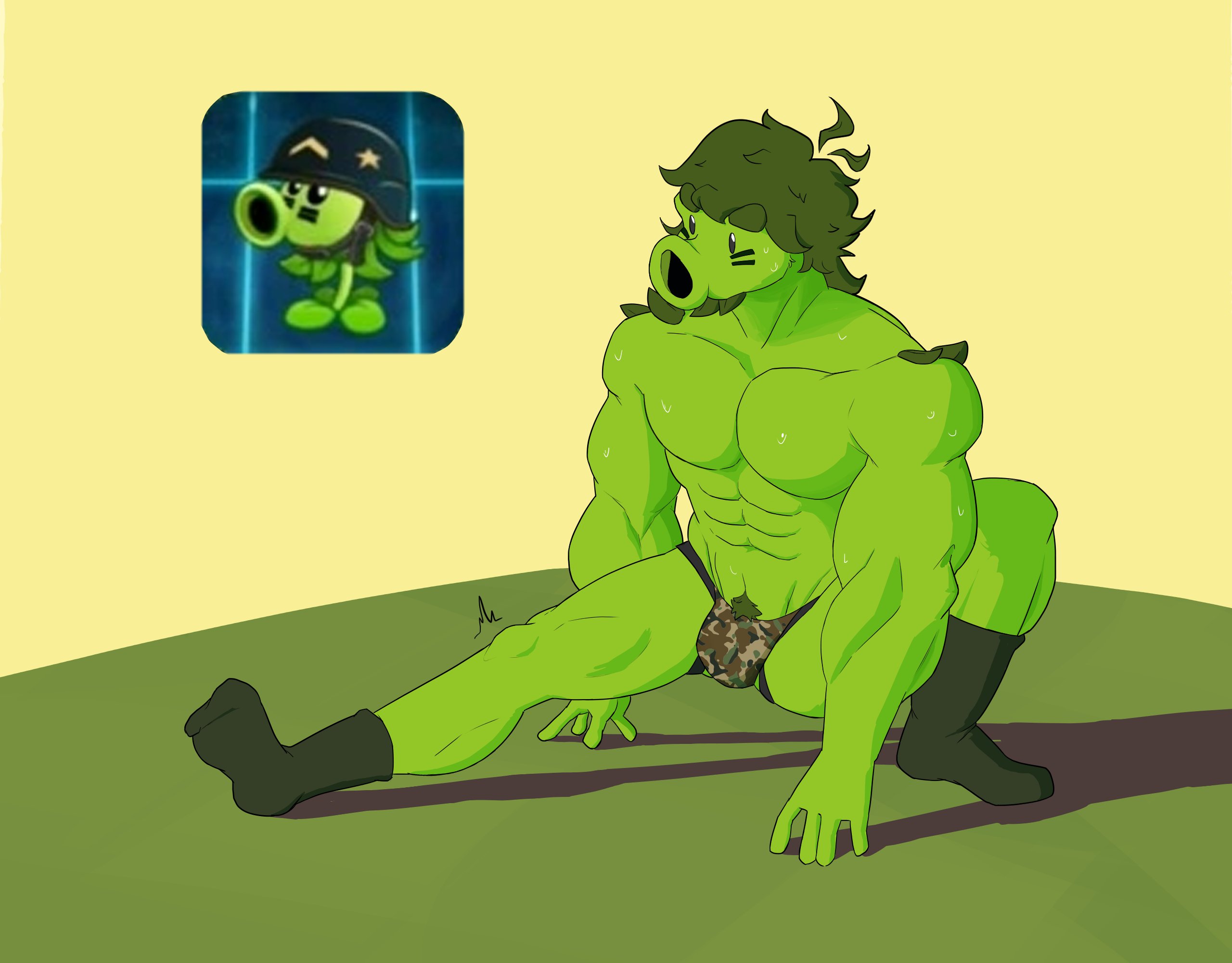 Plants vs zombies gatling pea