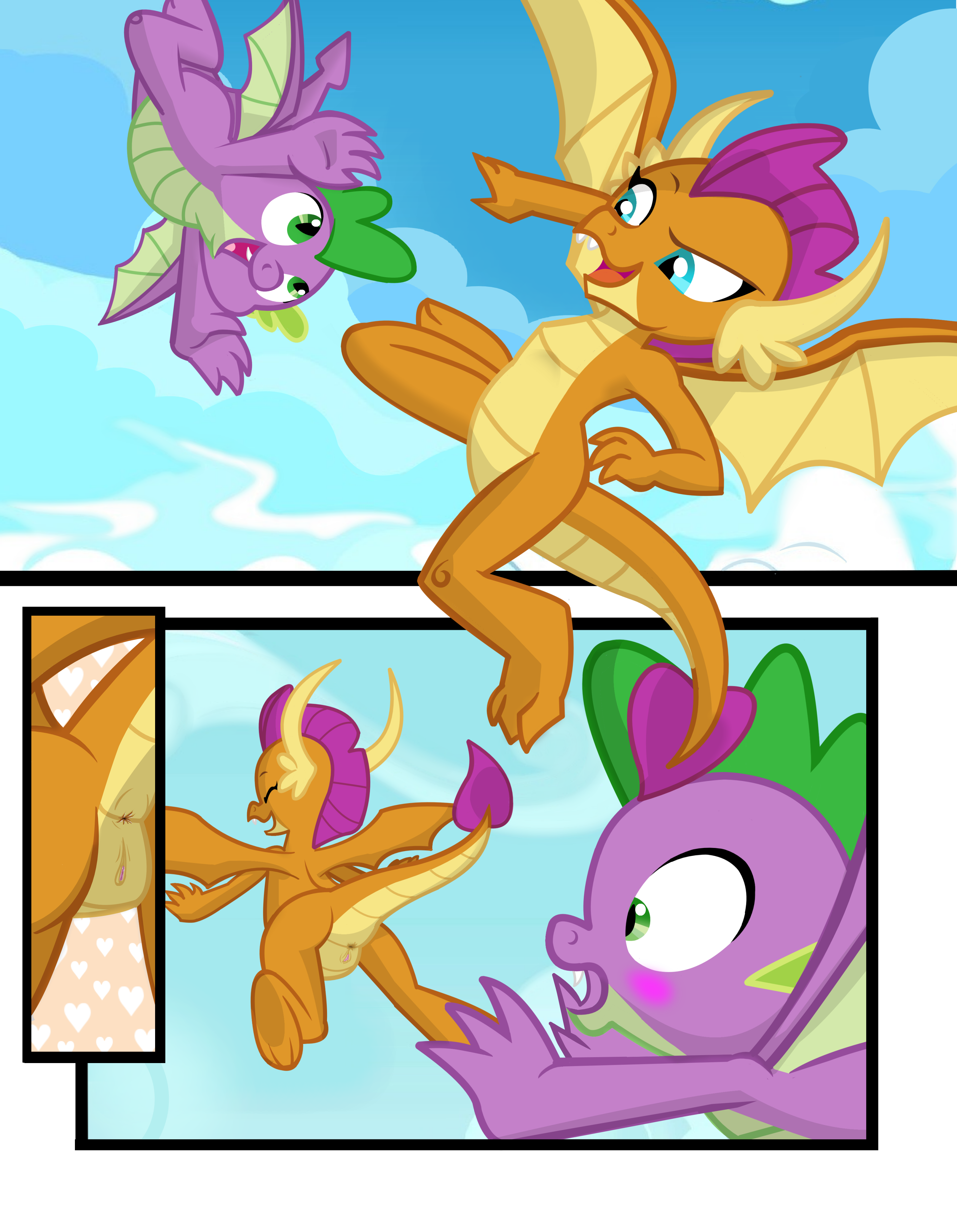 Friendship_is_Magic My_Little_Pony Smolder Spike succubi_samus