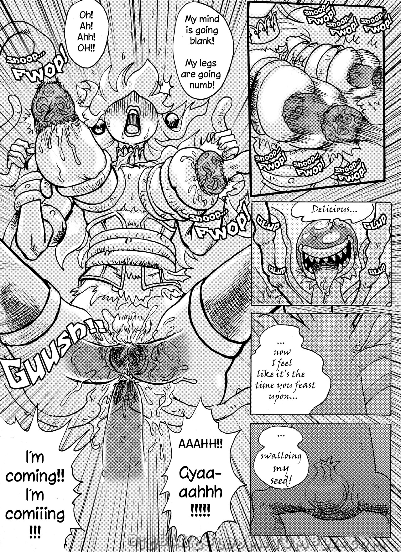 Post 1669293 Comic Piranha Plant Princess Peach Saikyo3b Super Mario Bros