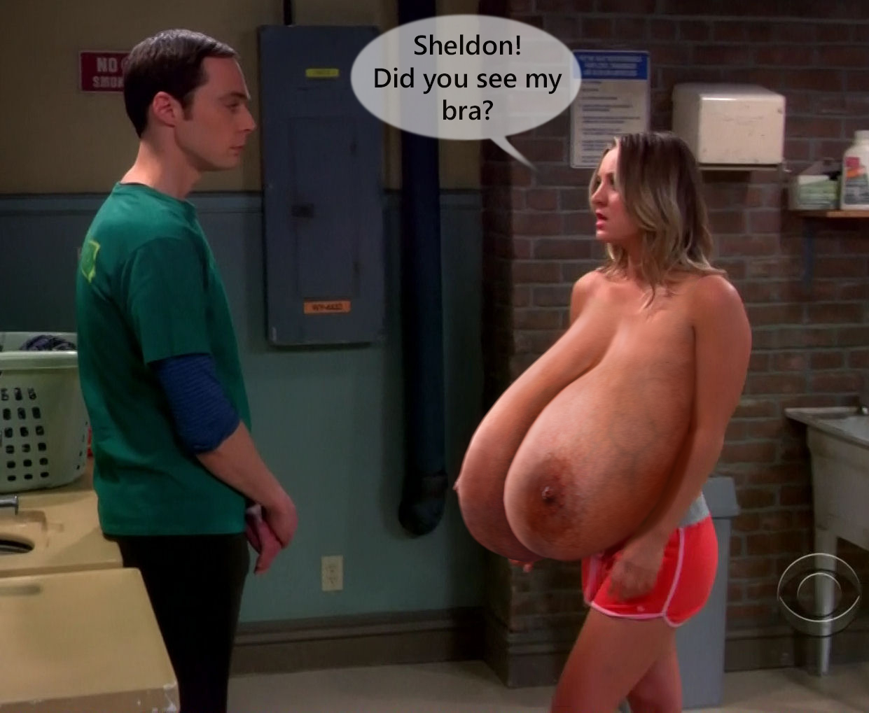 Post 3601176 Bigboobscelebrity Fakes Jimparsons Kaleycuoco Penny Sheldoncooper Thebigbang 