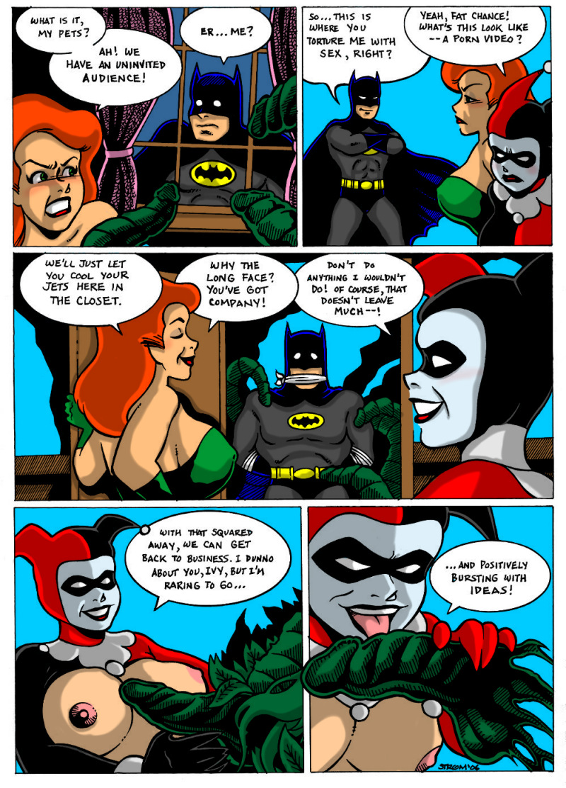 Batman Torture Porn - Post 70495: Batman Batman:_The_Animated_Series Batman_(series) comic DC  DCAU Frank_Strom Harley_Quinn Poison_Ivy