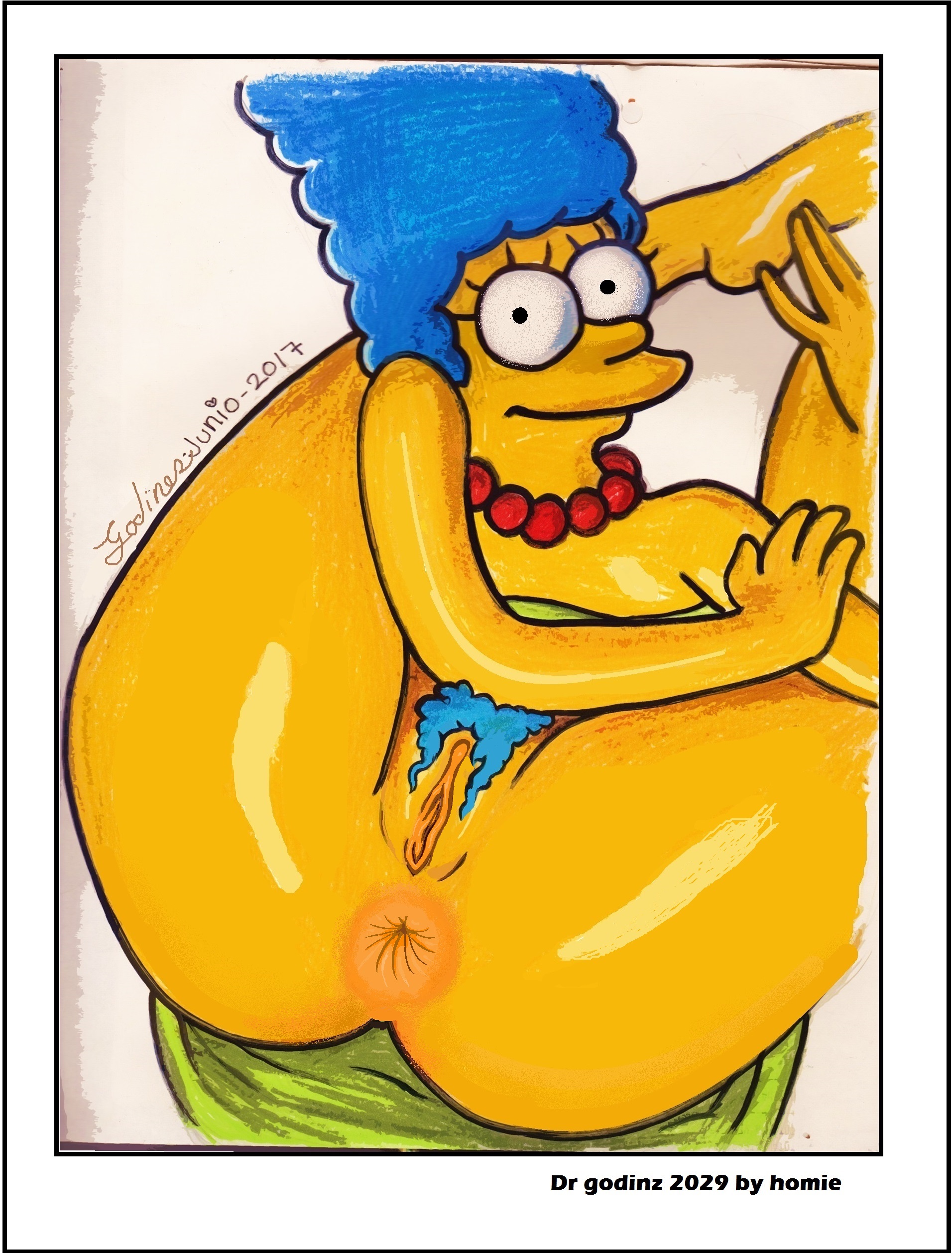 Marge simpson anus
