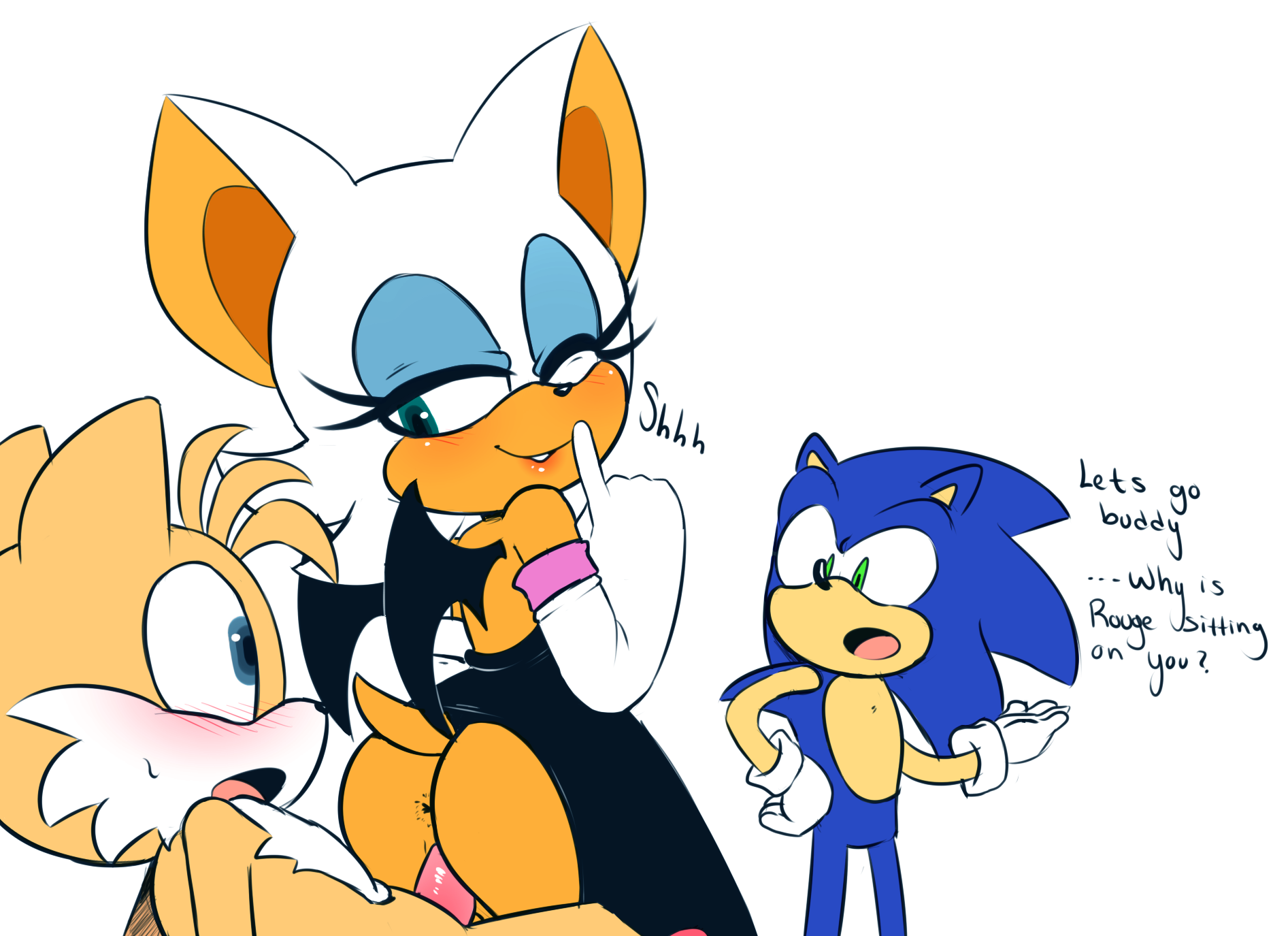 Post 2548555: edit hearlesssoul Rouge_the_Bat Sonic_the_Hedgehog  Sonic_the_Hedgehog_(series) Tails