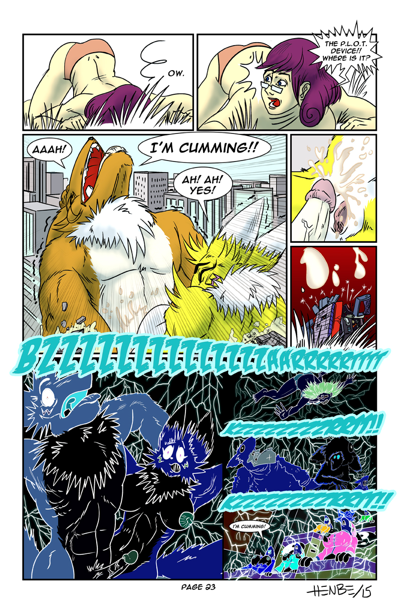 Digimon Henbe Renamon comic