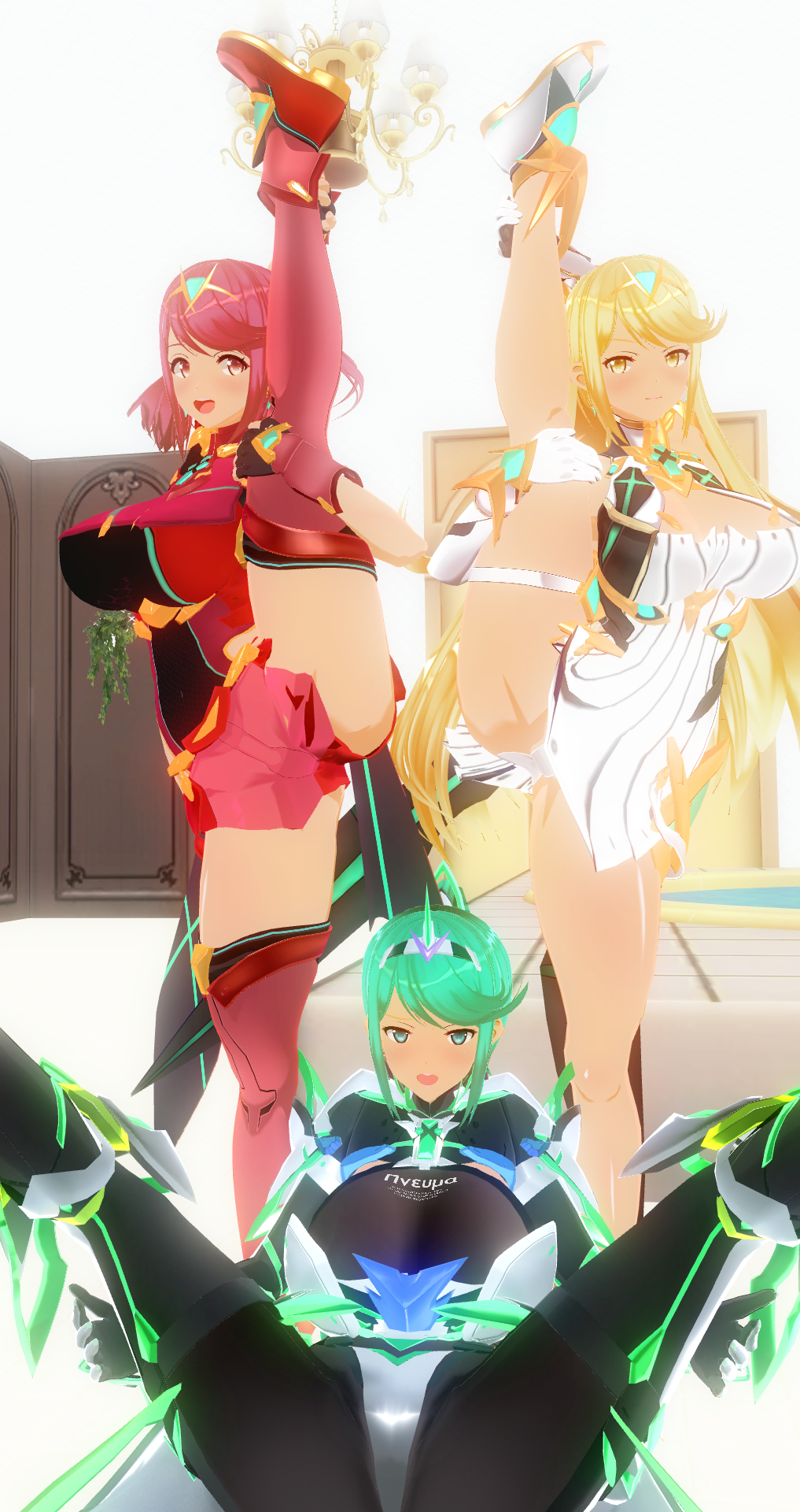 Mythra Pneuma Pyra Xenoblade_Chronicles Xenoblade_Chronicles_2