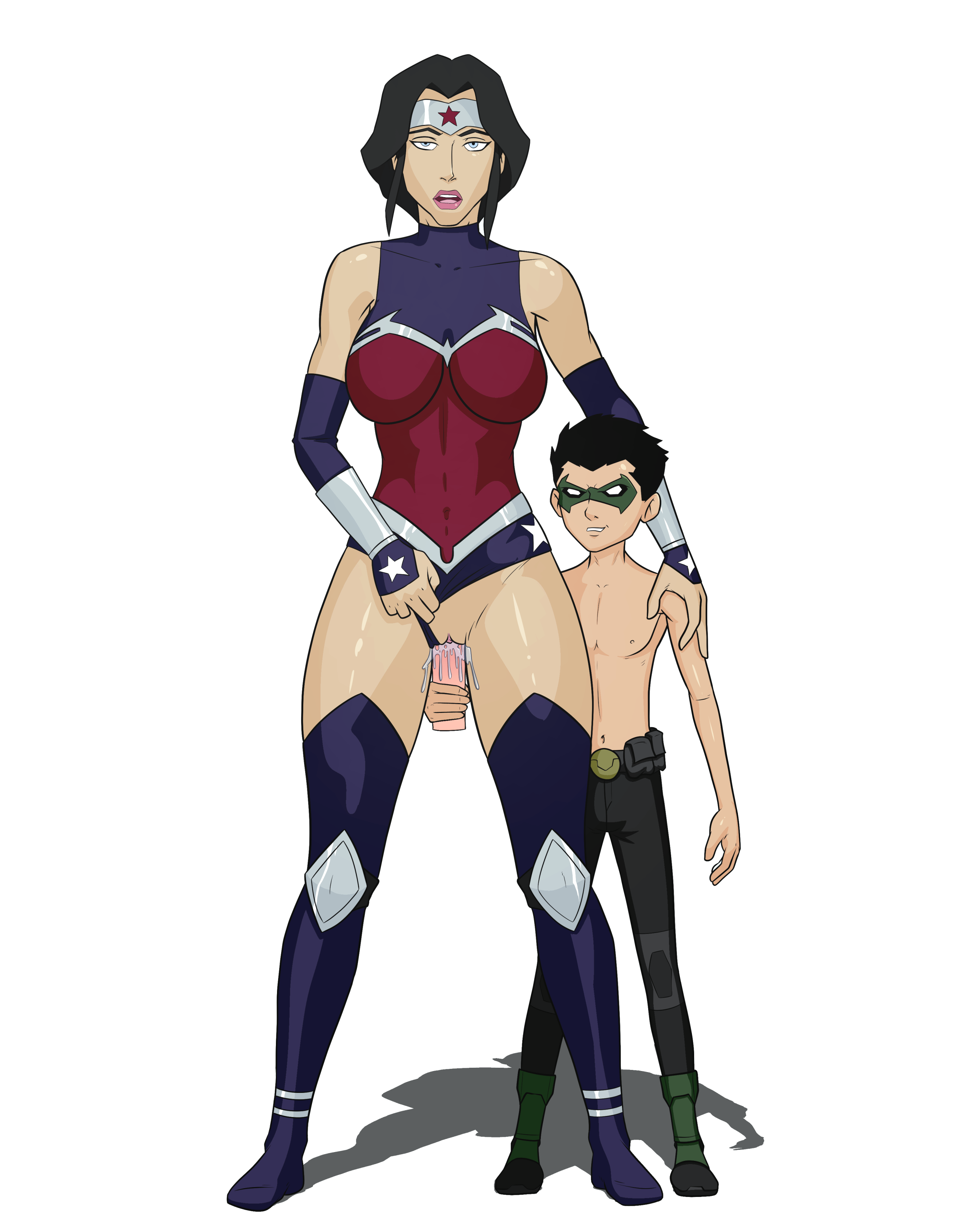 DC DCAMU DCUAOM Damian_Wayne Maahes Robin Teen_Titans Wonder_Woman Wonder_Woman_(series)