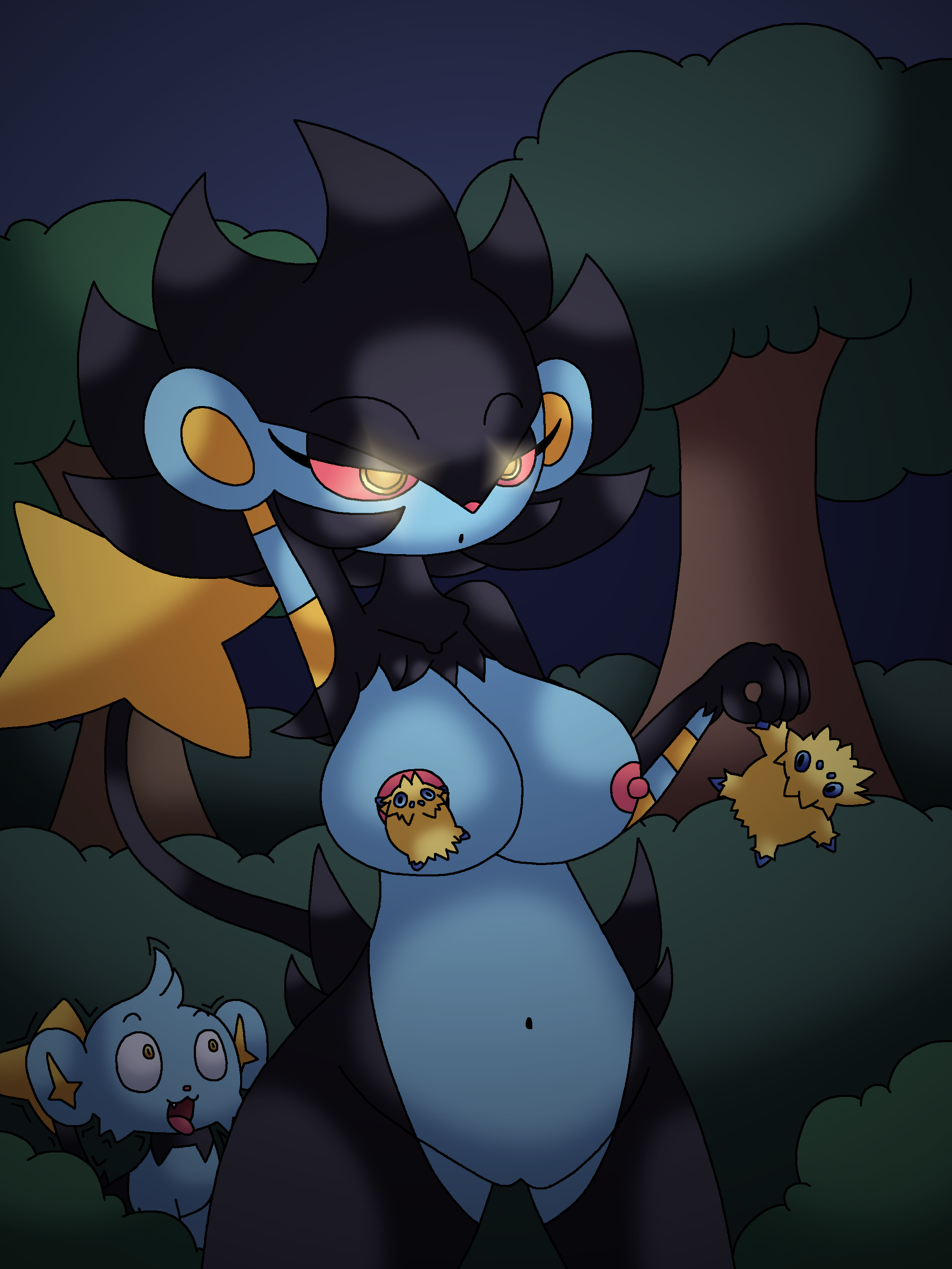 Cuper_Tortilla Joltik Luxray Porkyman Shinx