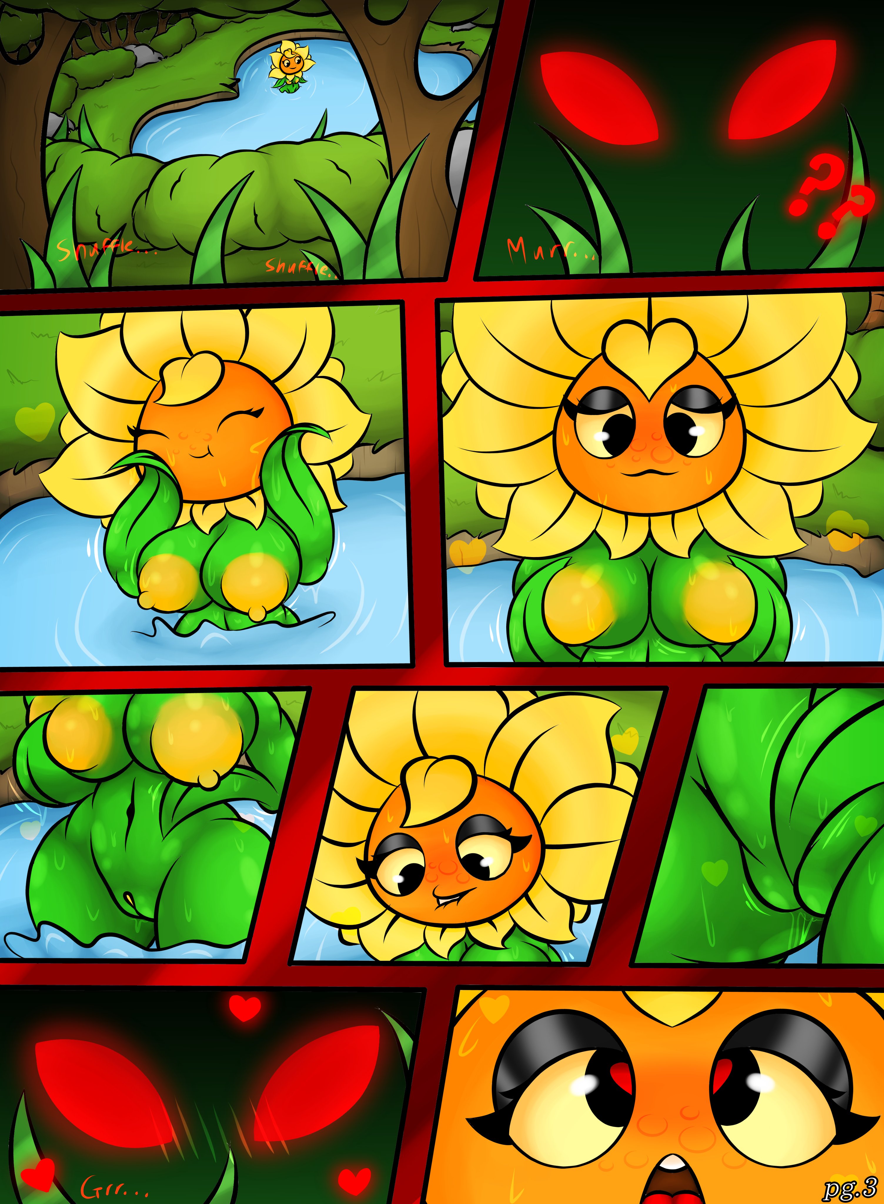 Post Blobslimey Comic Plants Vs Zombies Plants Vs Zombies Heroes Solar Flare