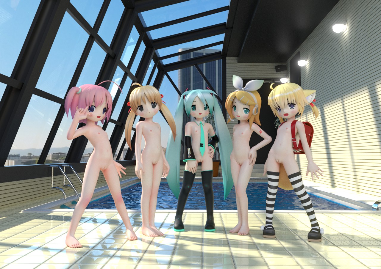 Post 1257800: Miku_Hatsune Rin_Kagamine Vocaloid