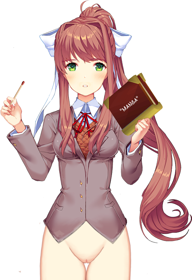 Dmx18 Doki_Doki_Literature_Club Monika edit