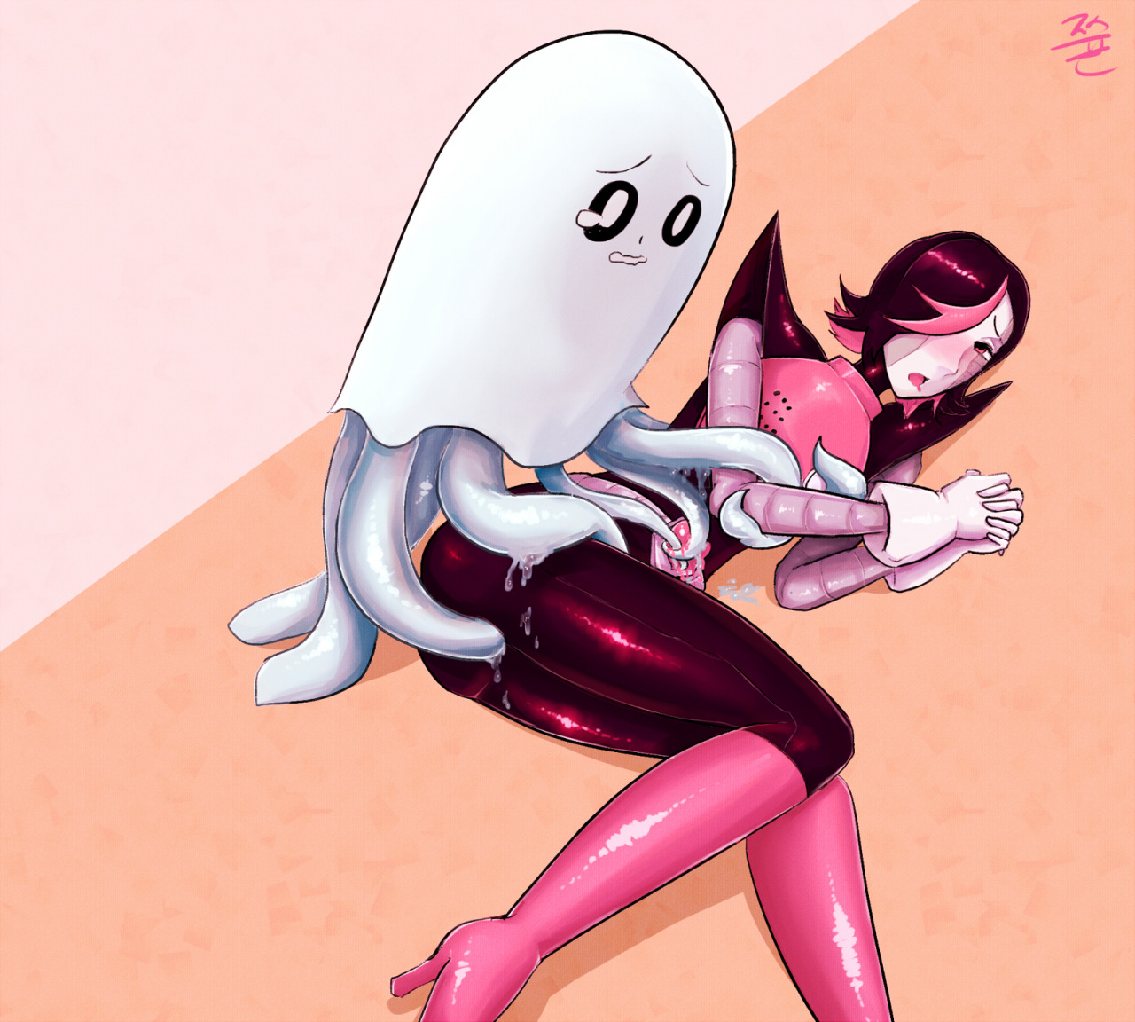 Post 1786815: Mettaton_EX Napstablook Undertale