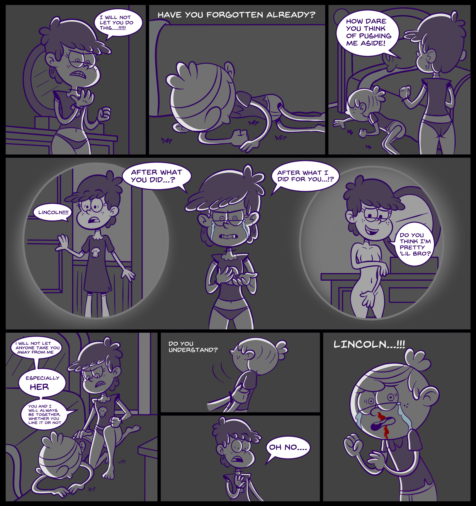 Lincoln loud and luna loud porn comic