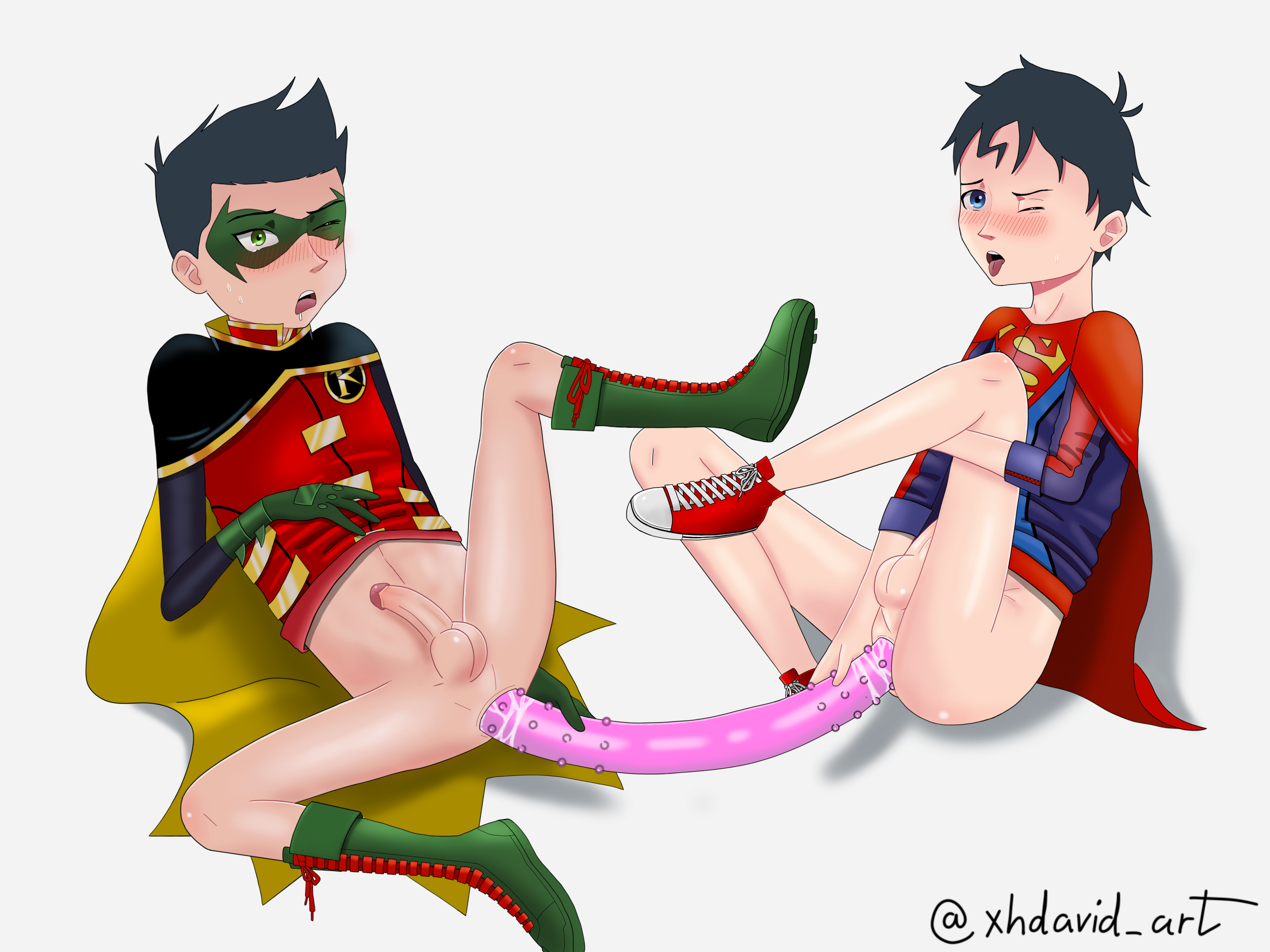 DC Damian_Wayne Jon_Kent Robin Superboy Supersons