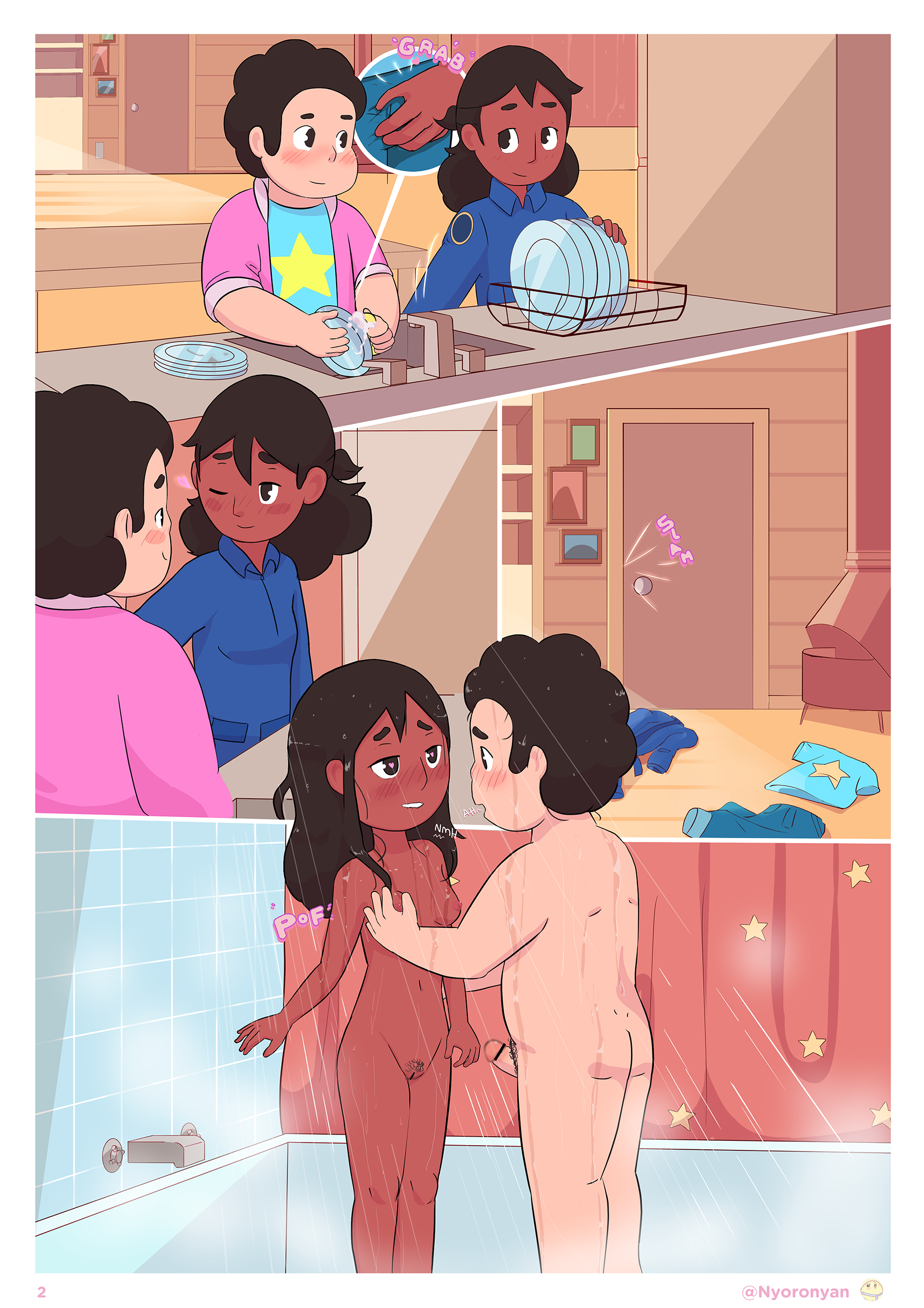 Post 3522582 Comic Connie Maheswaran Nyoronyan Steven Quartz Universe Steven Universe