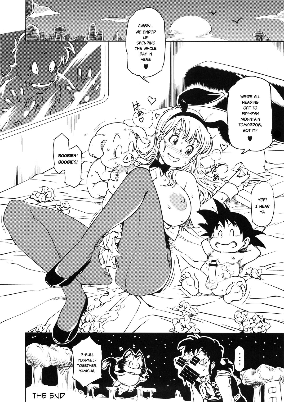 Post 3990831 Bulmabriefs Comic Dragonballseries Eromangirl Oolong Songoku 