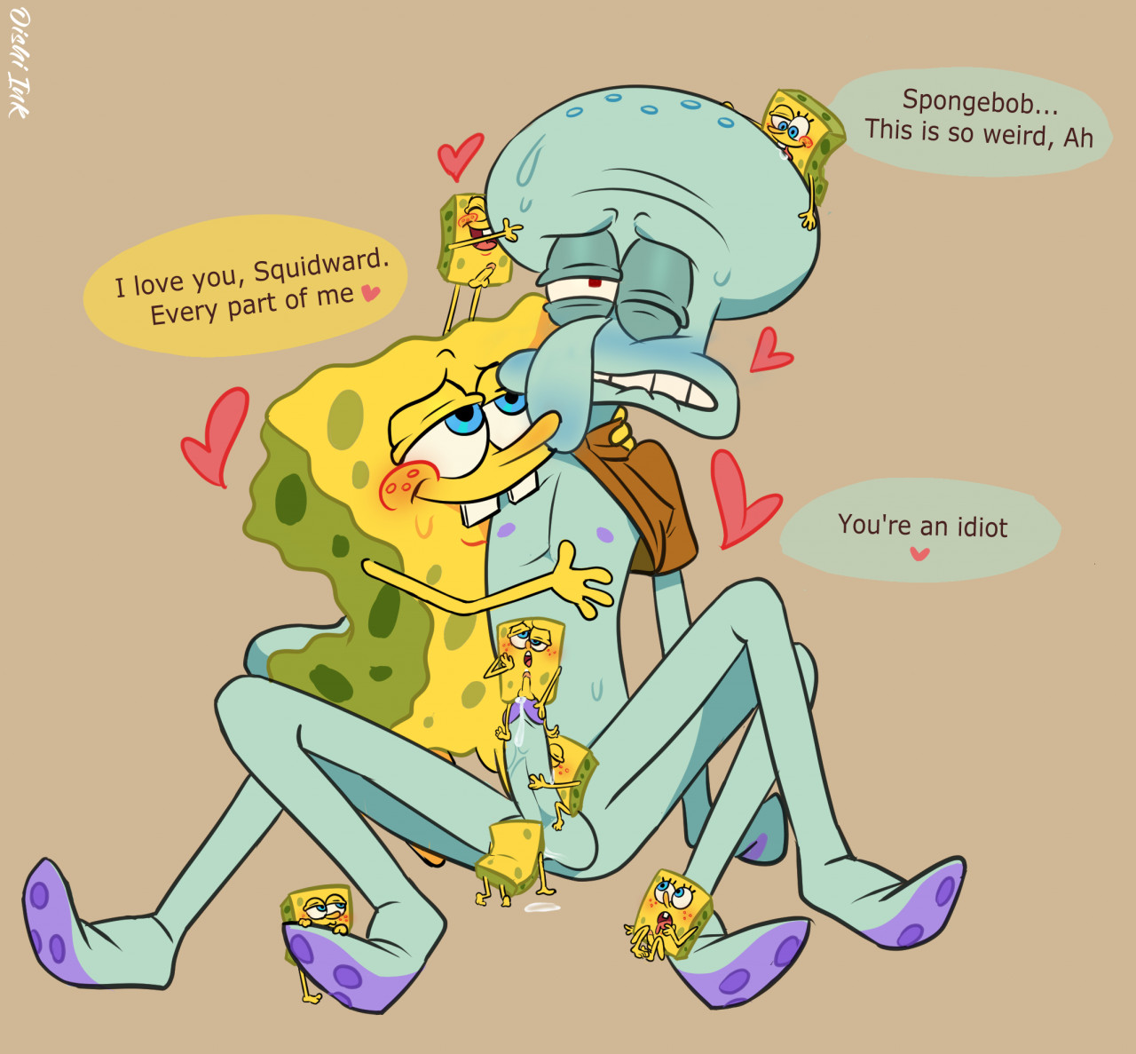 Spongebob and squidward sex