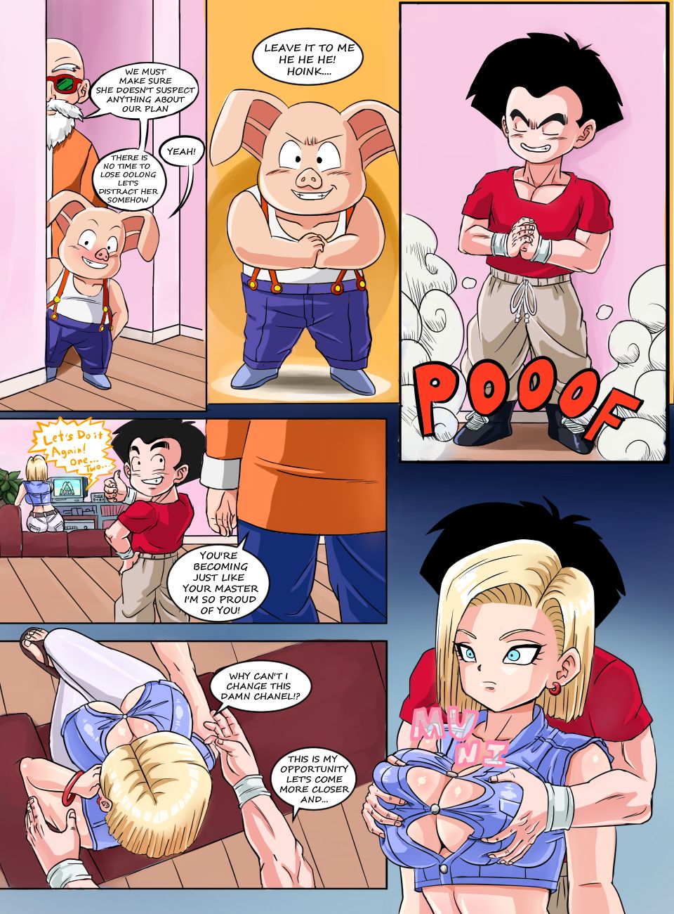 Android_18 Dragon_Ball_(series) PinkPawg comic