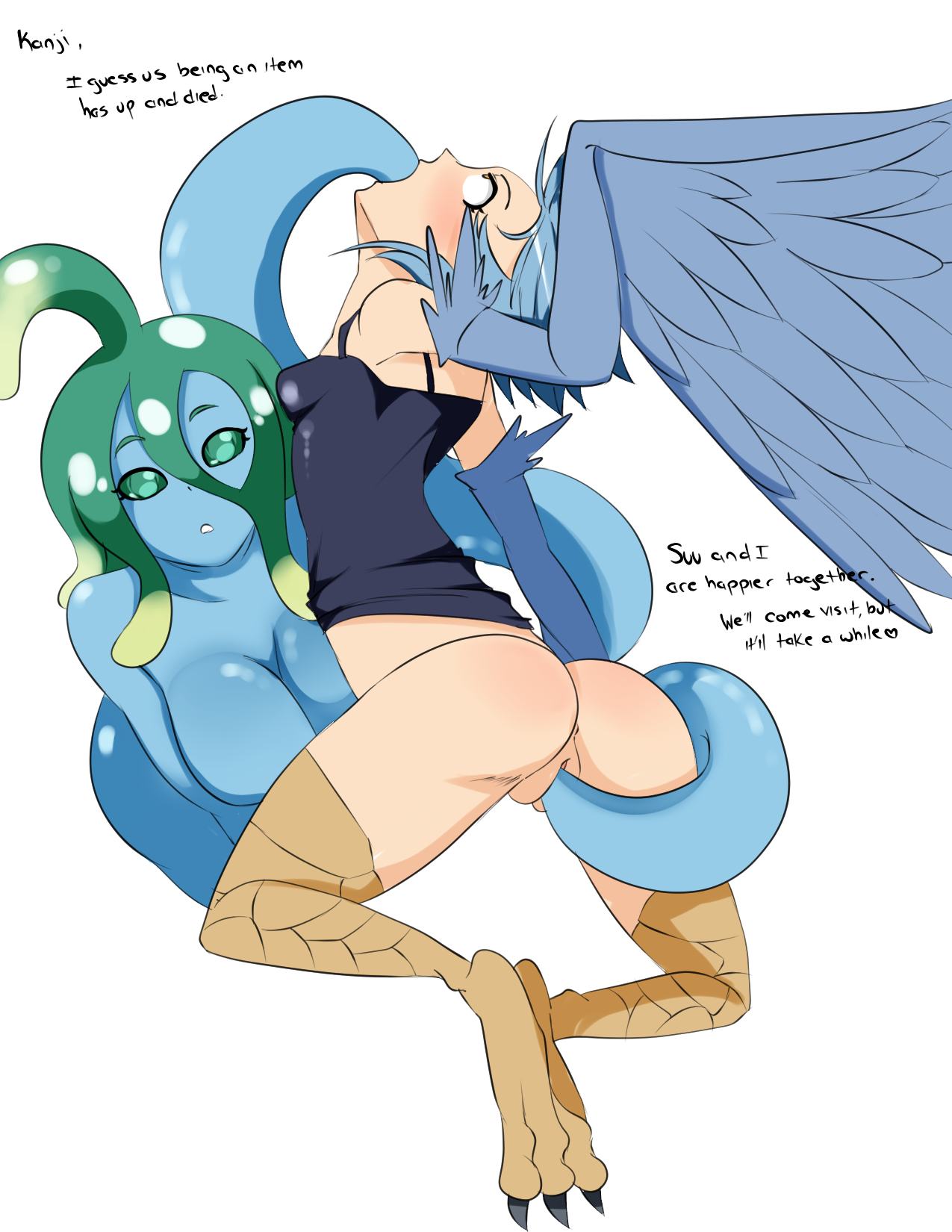 Monster_Musume:_Everyday_Life_With_Monster_Girls Papi Suu harpy slime