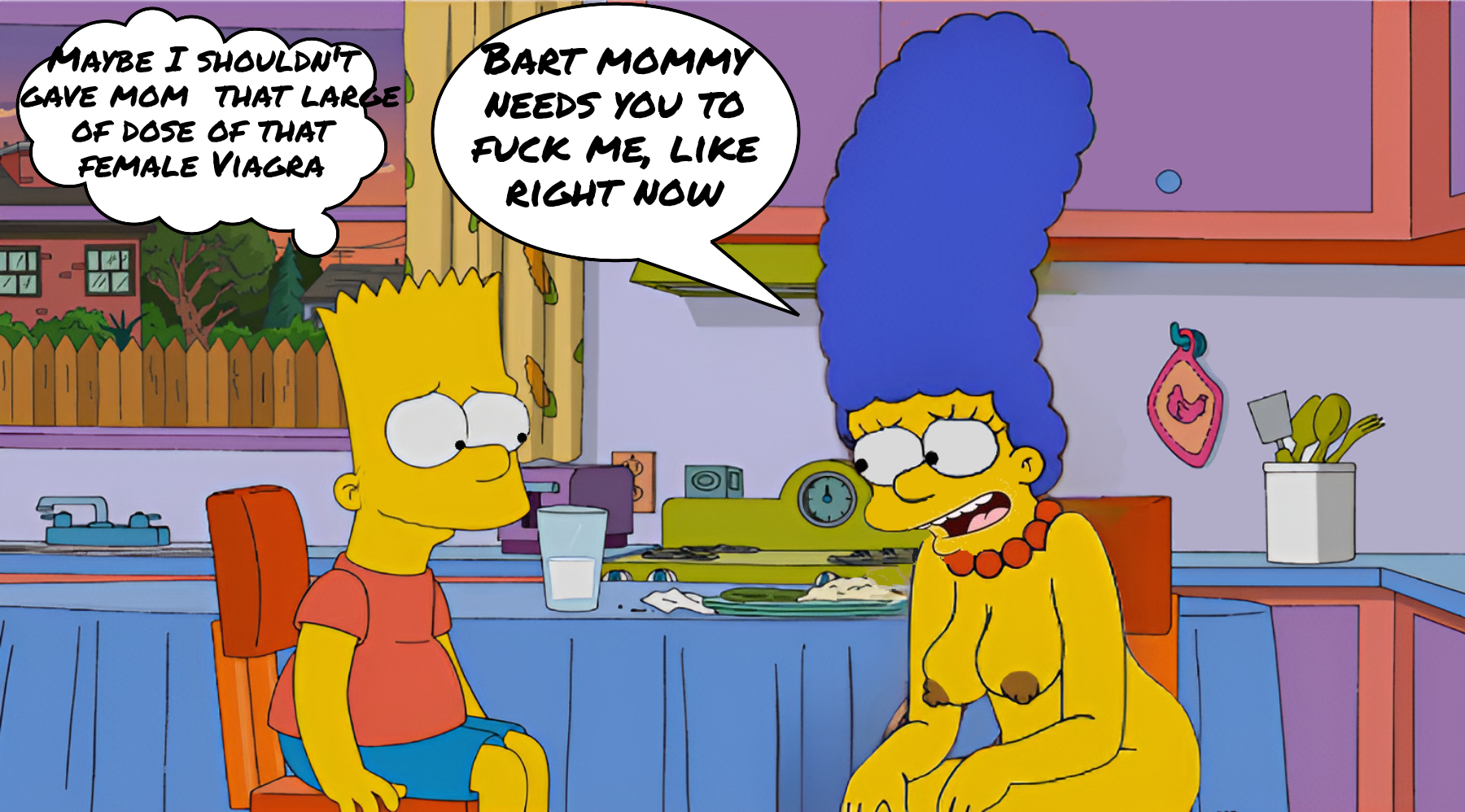 Bart_Simpson Marge_Simpson The_Simpsons