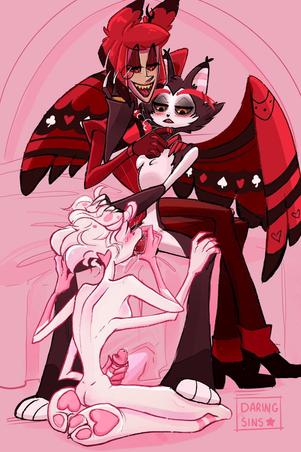 Post 4668411 Alastor Angeldust Hazbinhotel Husk Thedaringsins 0774