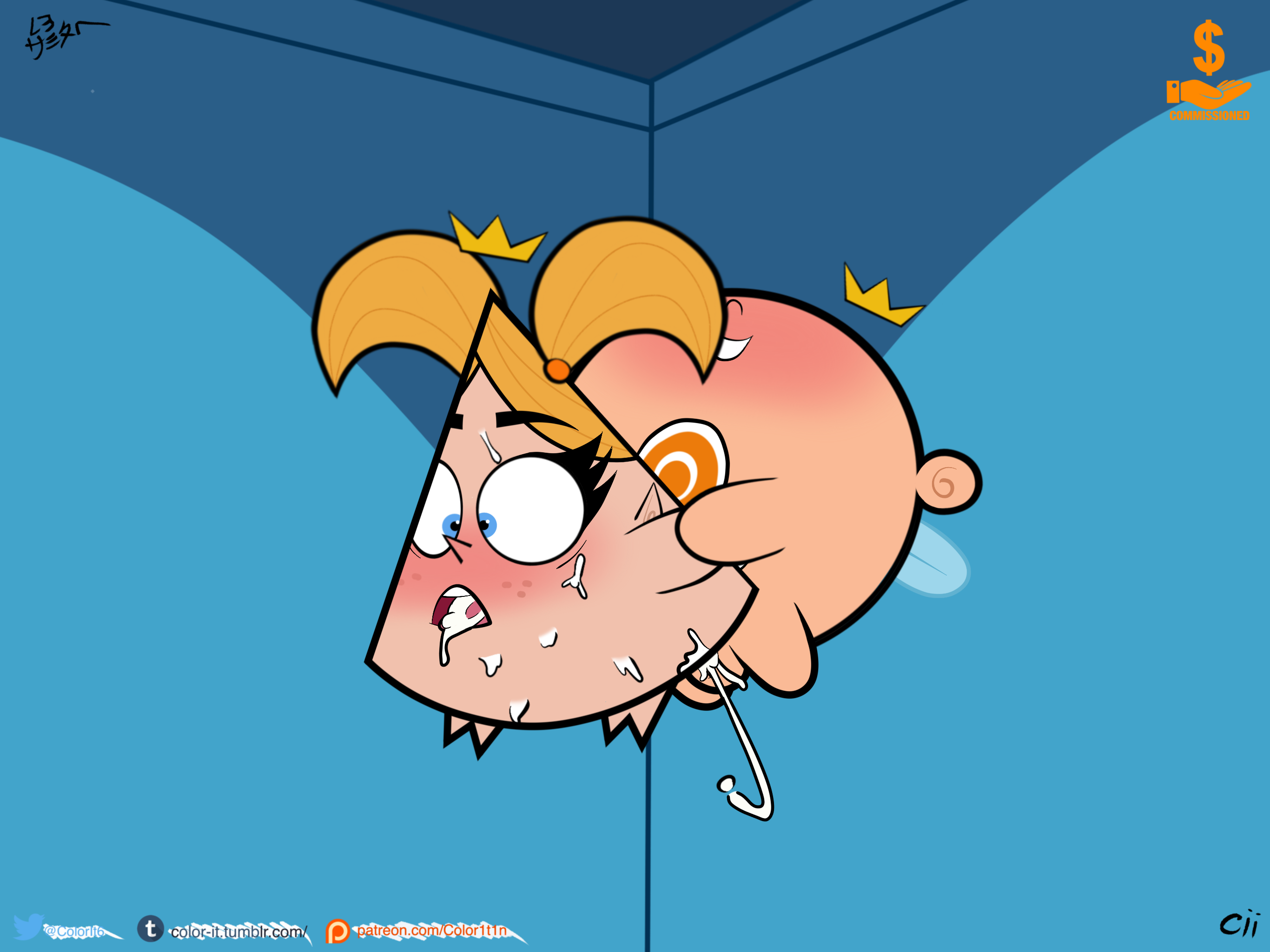 Color-it-in Fairly_OddParents Goldie_Goldenglow Poof