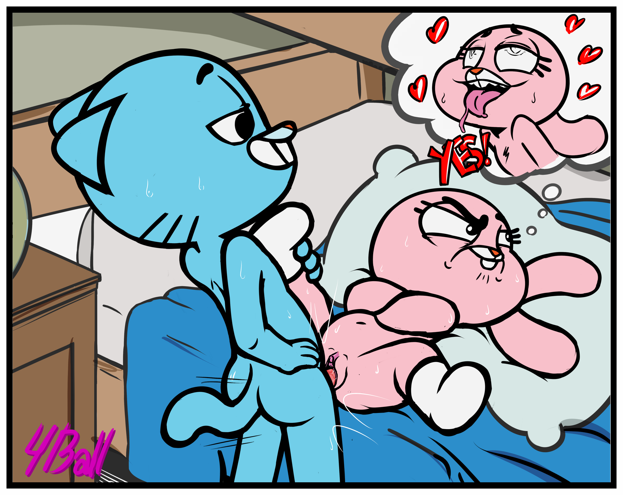 Amazing world of gumball anais porn comics