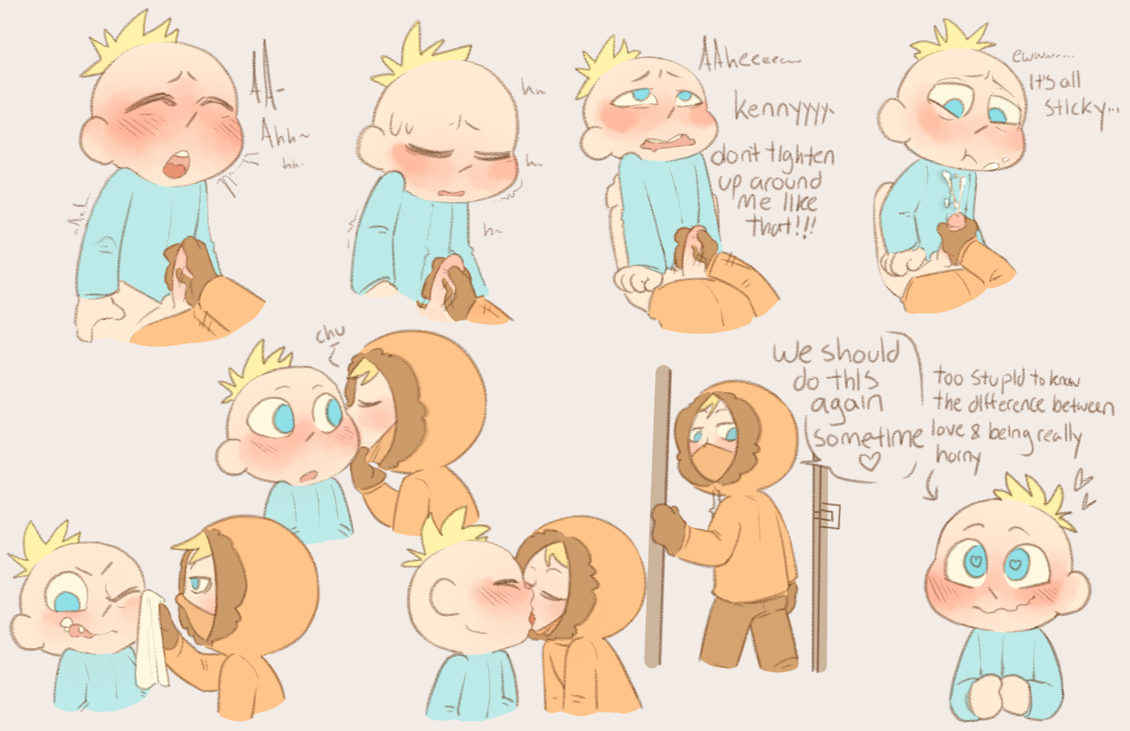 Post 4032727 Comic Kennymccormick Leopoldbuttersstotch Slimyliz Southpark