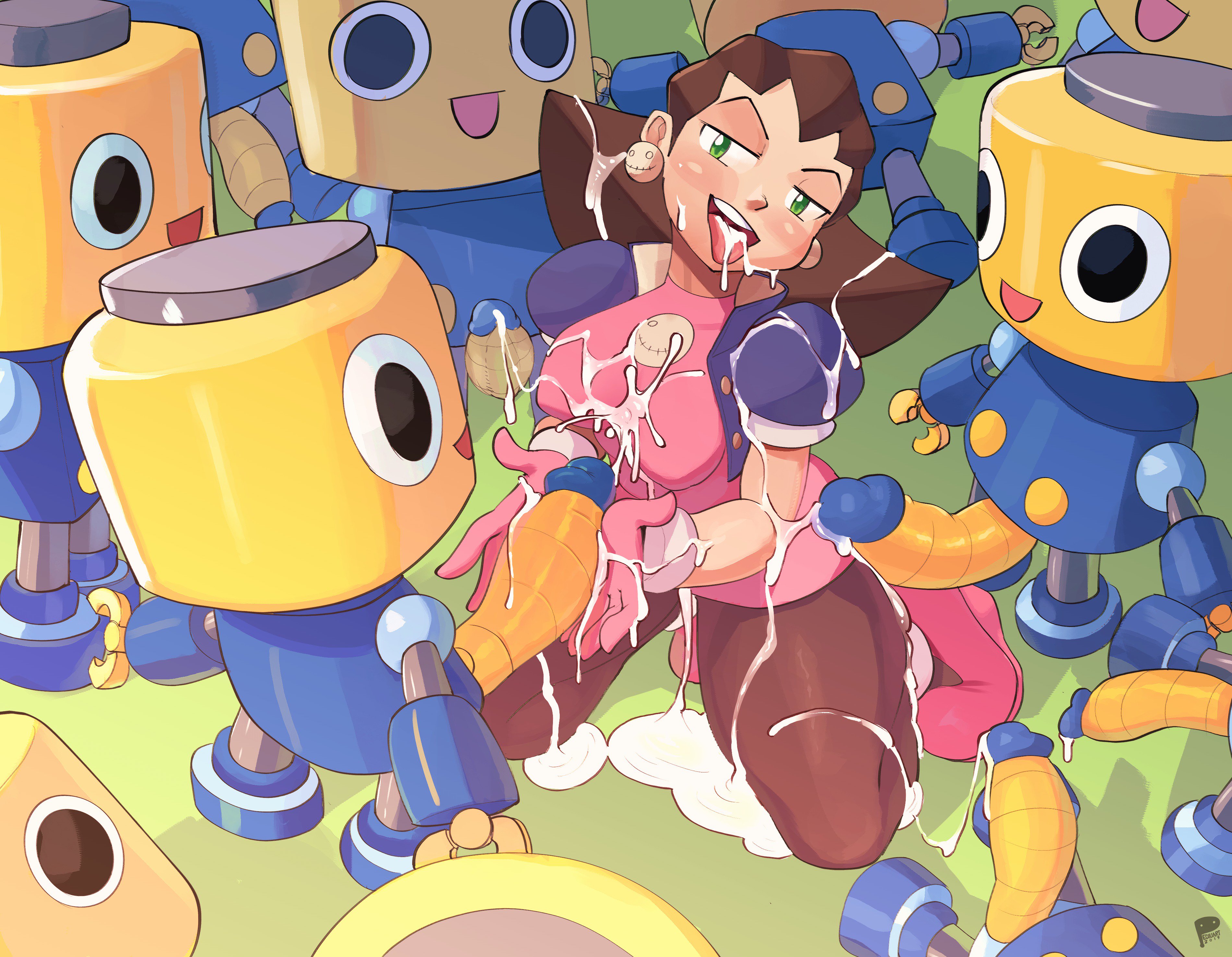 Post 3855476: Mega_Man_Legends Mega_Man_Legends_(series) Peculiart Servbot  Tron_Bonne