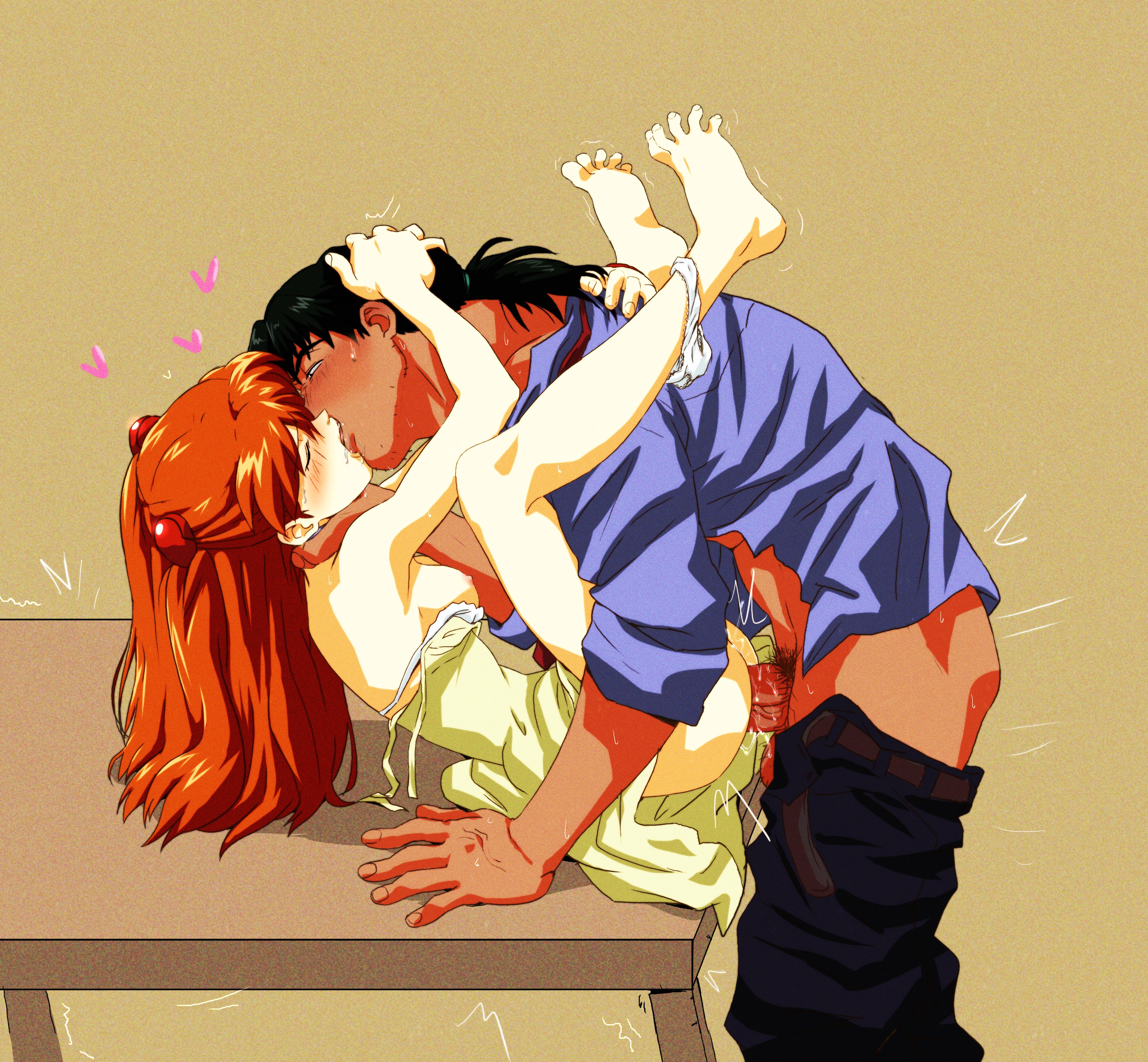 Amondetauro Asuka_Langley_Sohryu Neon_Genesis_Evangelion Ryoji_Kaji