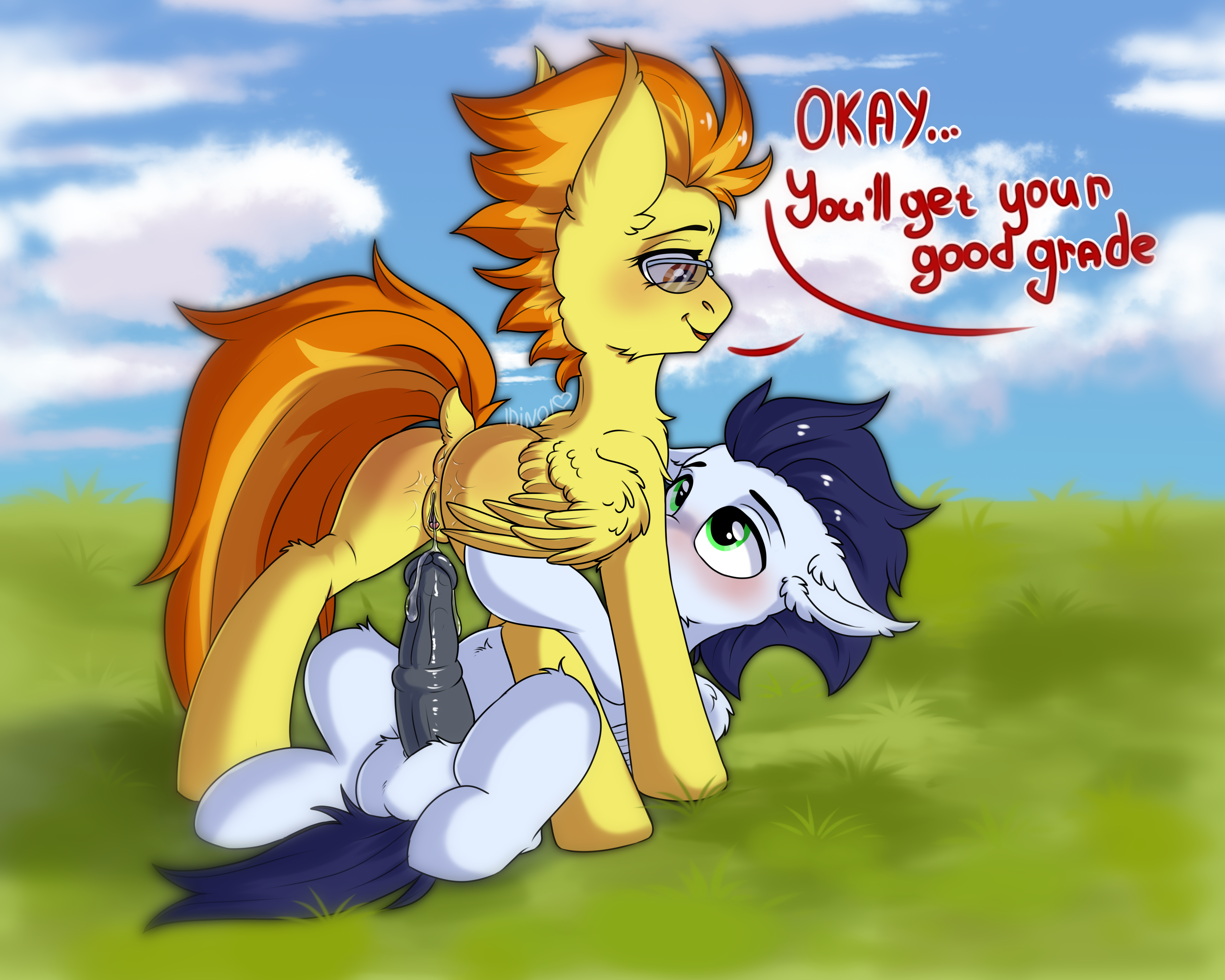 DinoAlpaka Friendship_is_Magic My_Little_Pony Soarin Spitfire