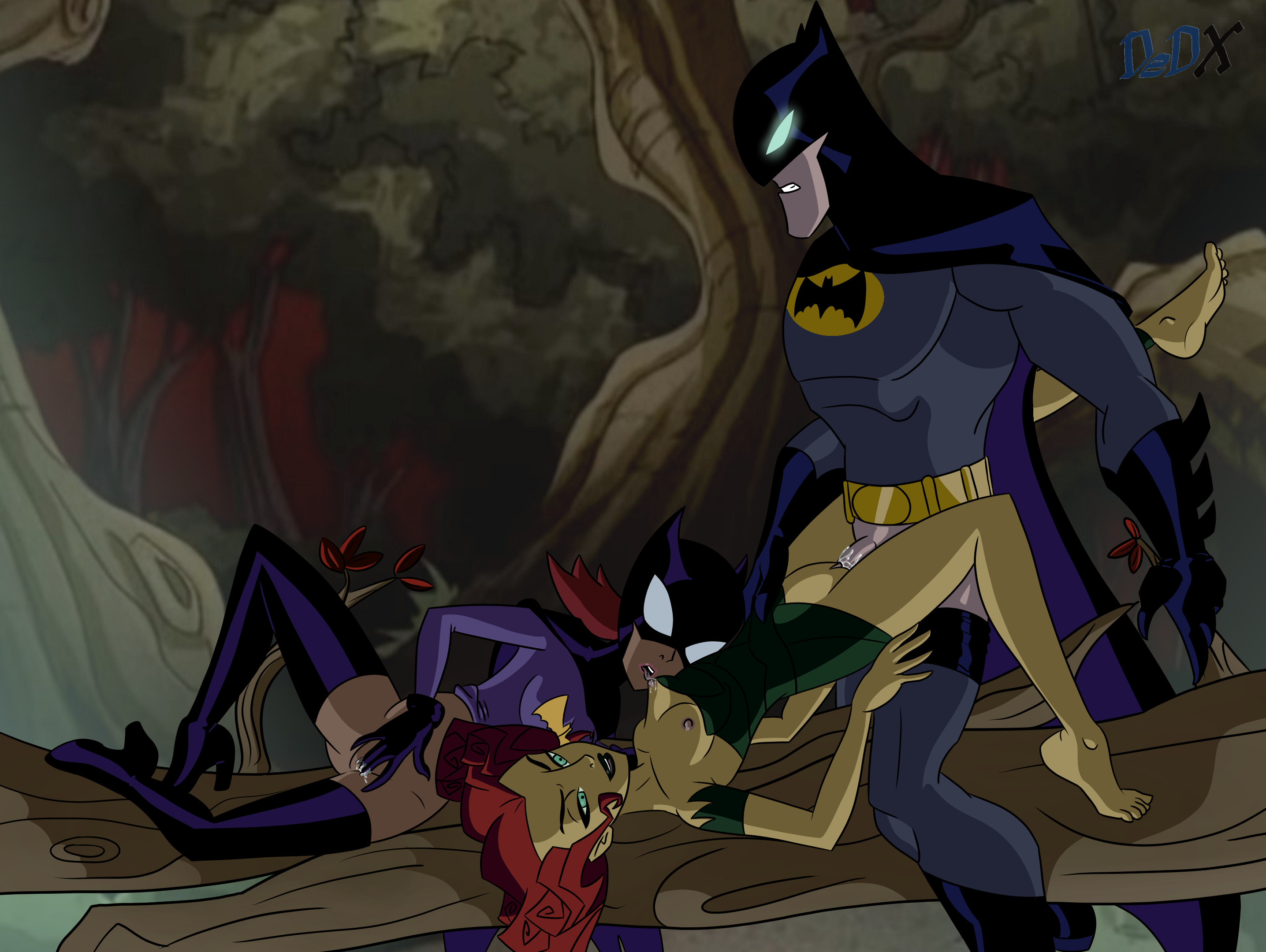 Barbara_Gordon Batgirl Batman Batman_(series) DC DCAU DeDX Poison_Ivy The_Batman