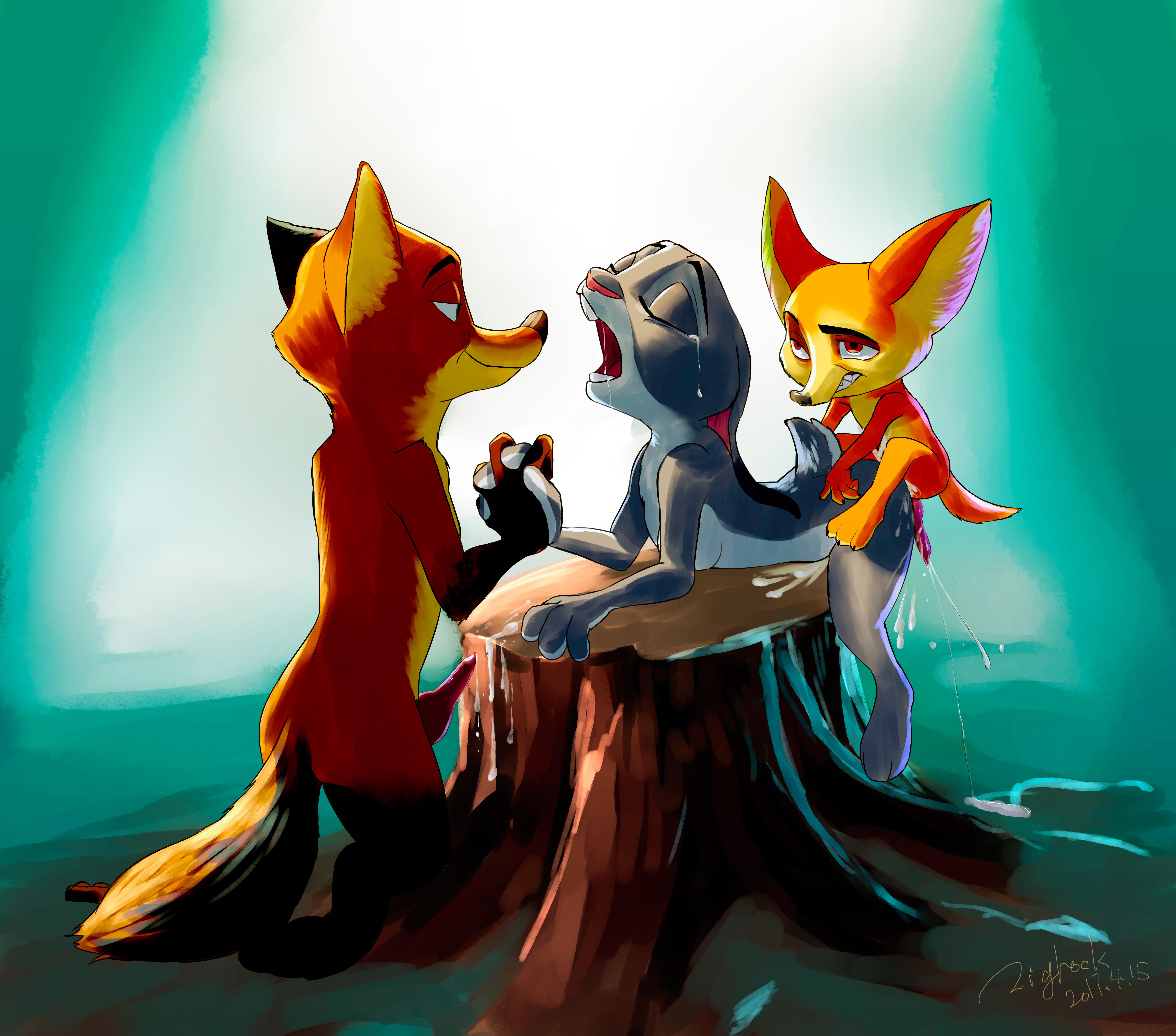 Post 2673769: Finnick Judy_Hopps Nick_Wilde Zigrock Zootopia