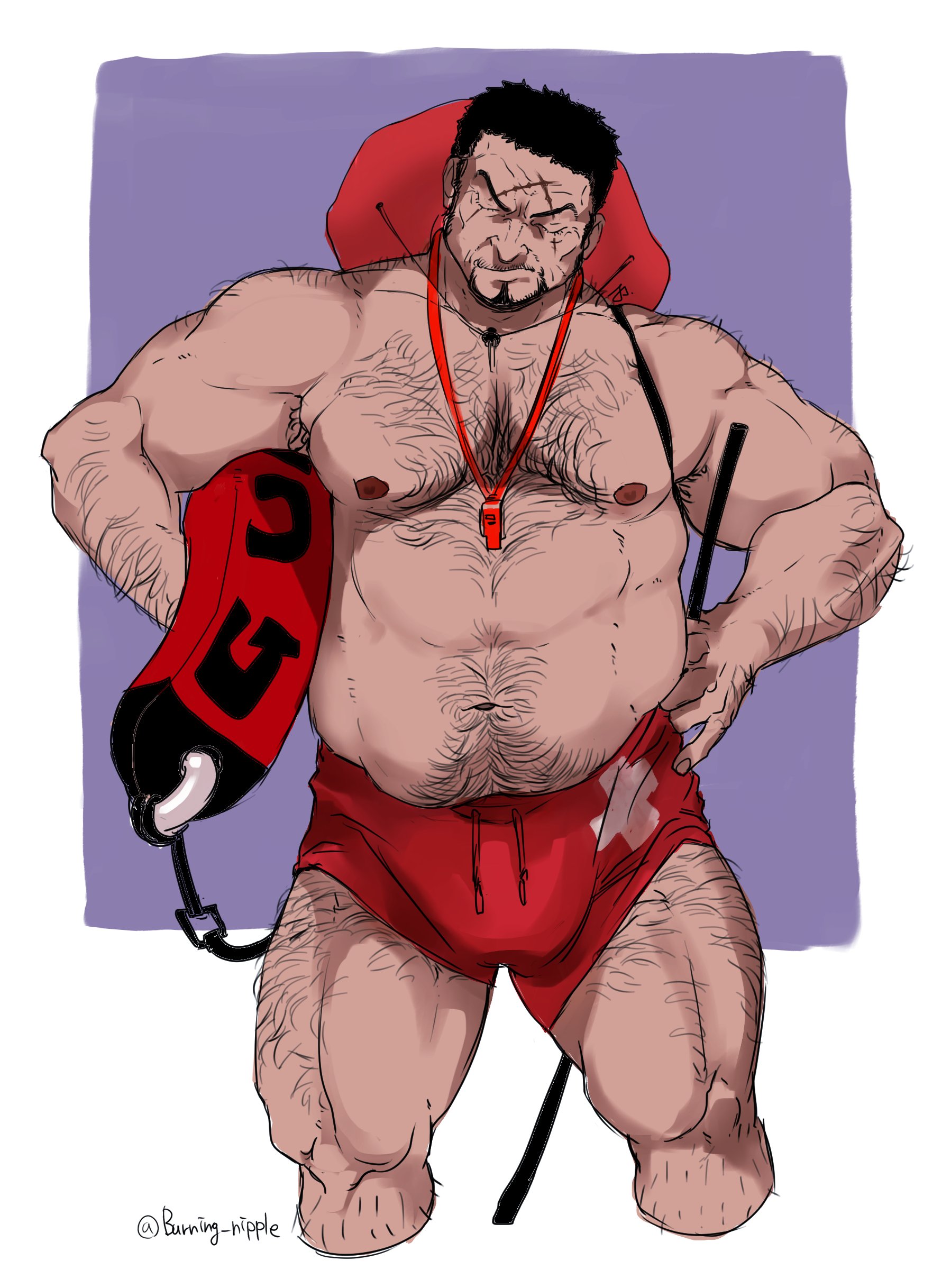 Burning_nipple Issho One_Piece